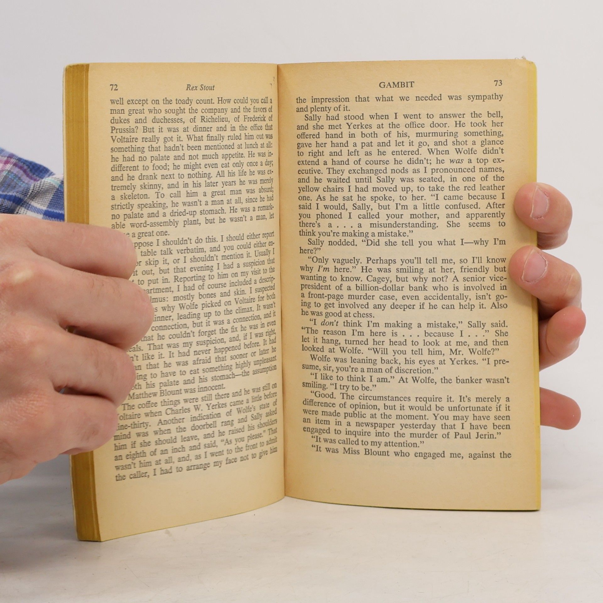 Rex Stout Nero Wolfe. Gambit