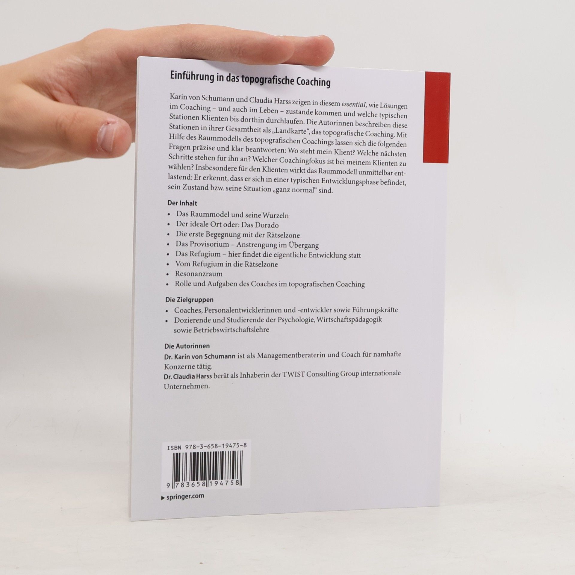 Karin von Schumann essentials: Einführung in das topografische Coaching