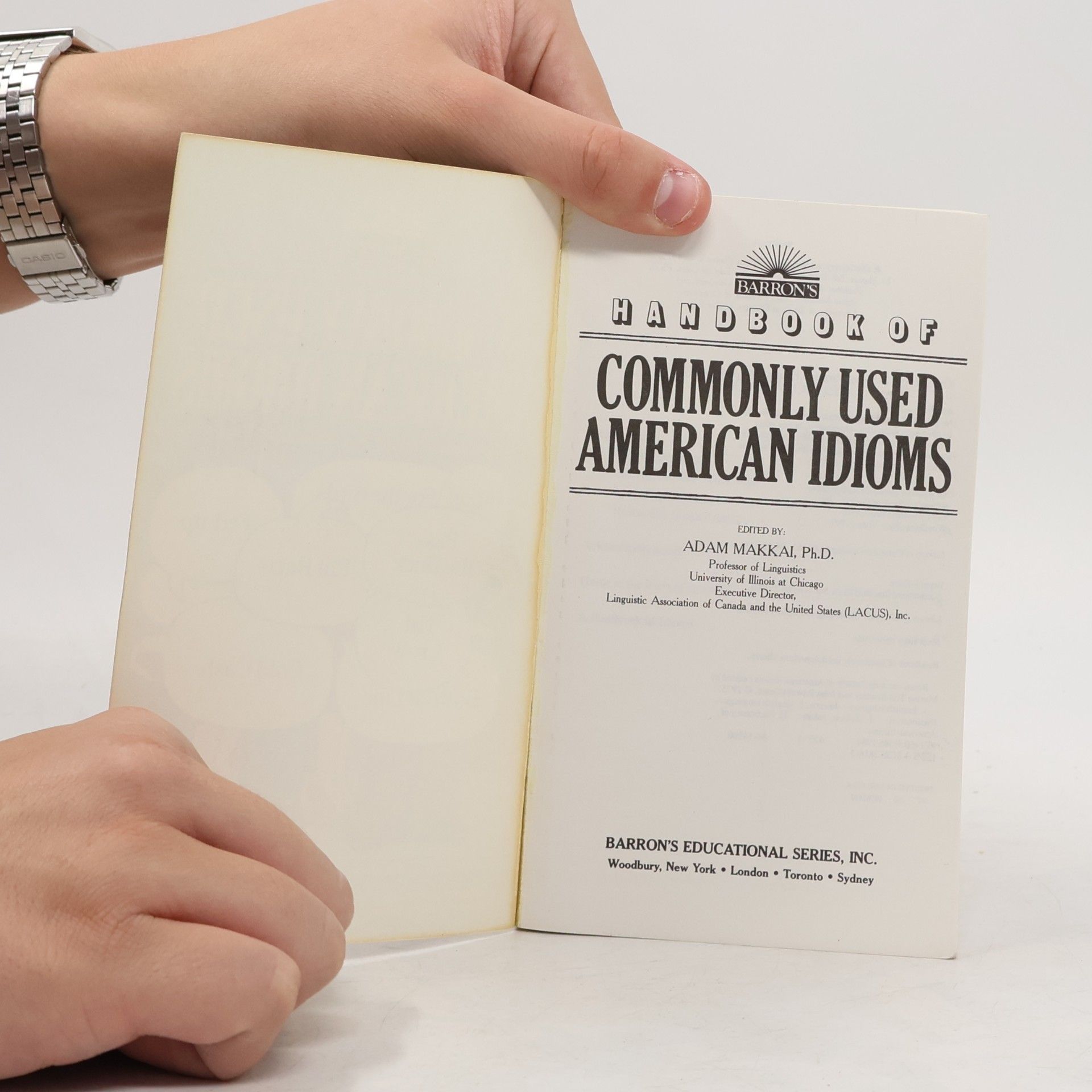 Adam Makkai Handbook of Commonly Used American Idioms