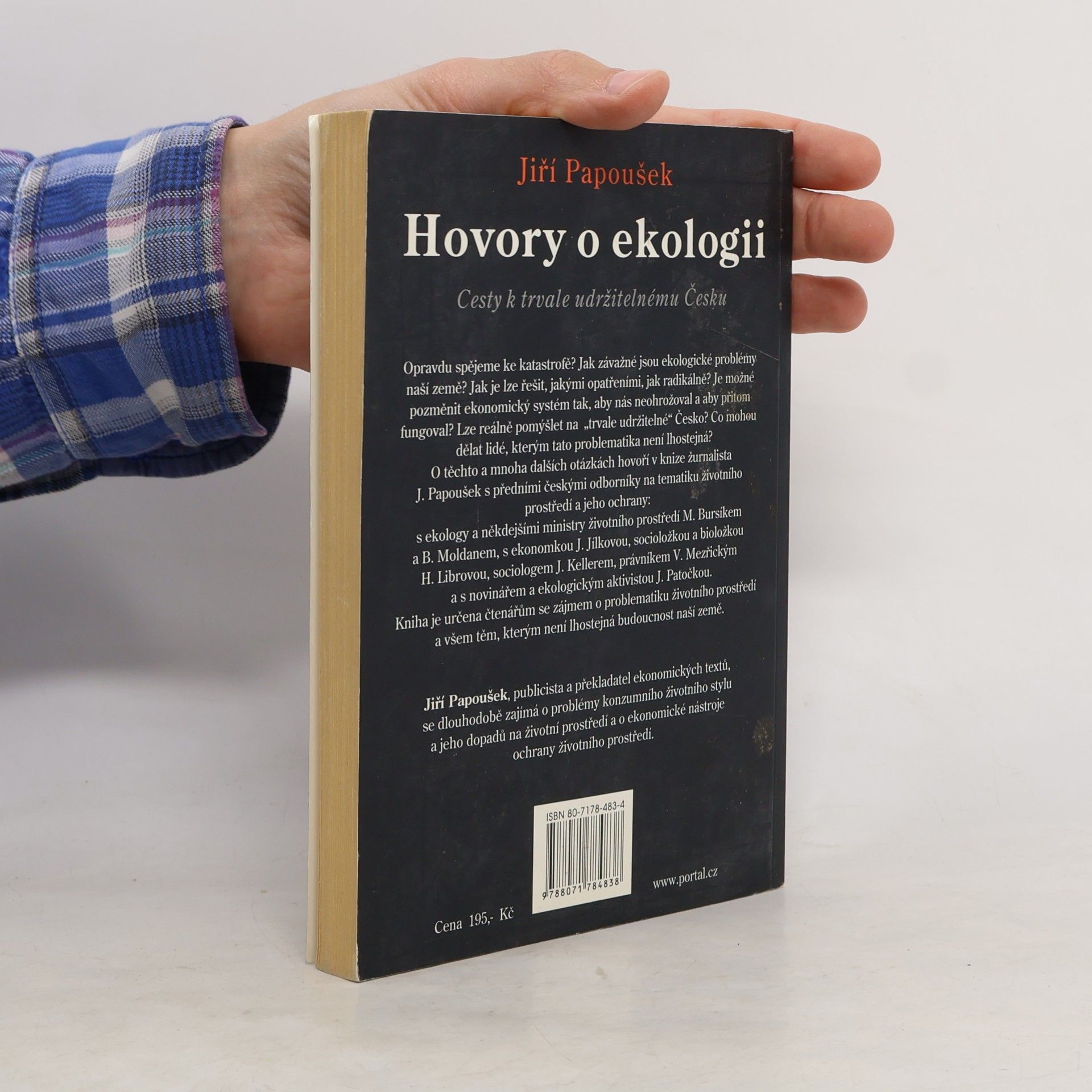 Jiří Papoušek Hovory o ekologii : cesty k trvale udržitelnému Česku