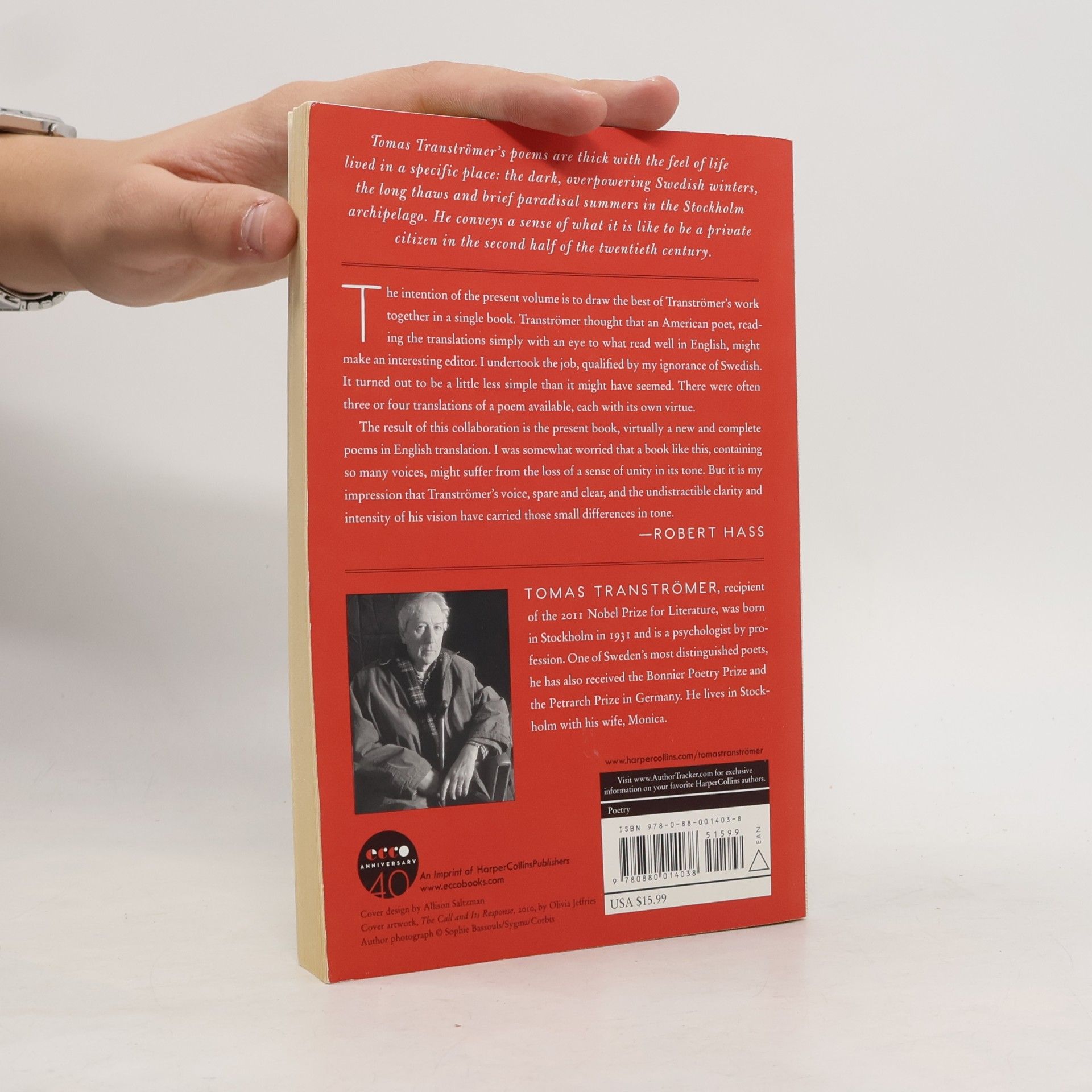 Tomas Tranströmer Selected Poems
