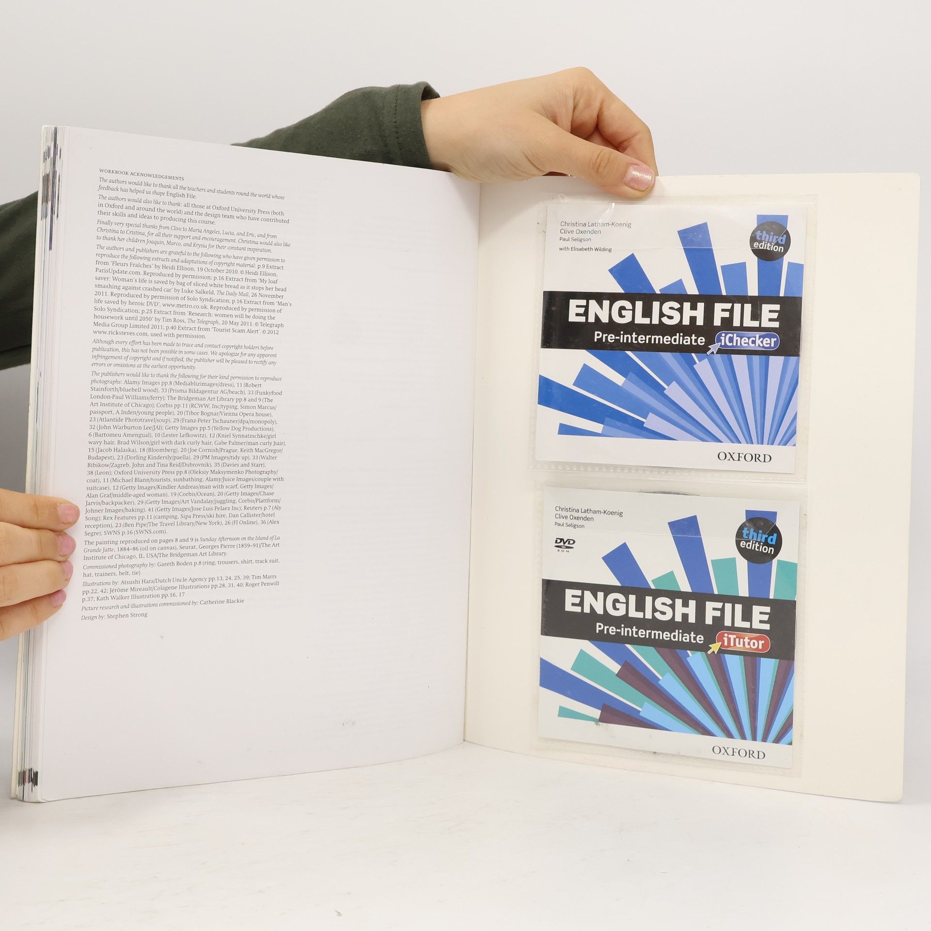 Christina Latham-Koenig English file. Pre-intermediate Multipack A. Student's book A. Workbook A.