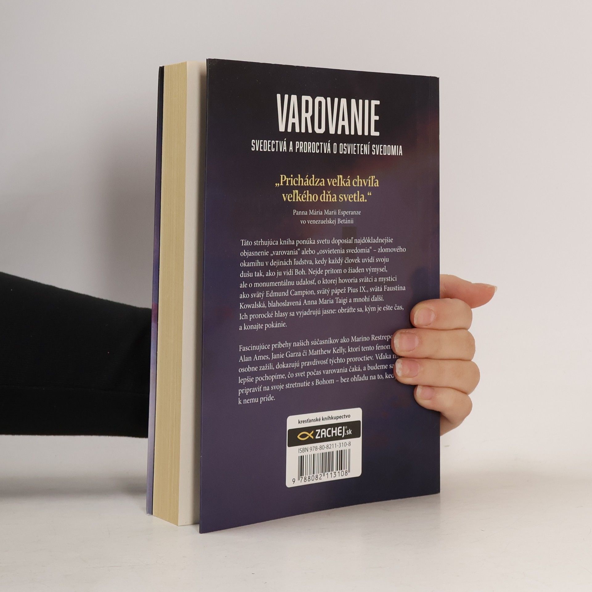Christine Watkins Varovanie : svedectvá a proroctvá o osvietení svedomia