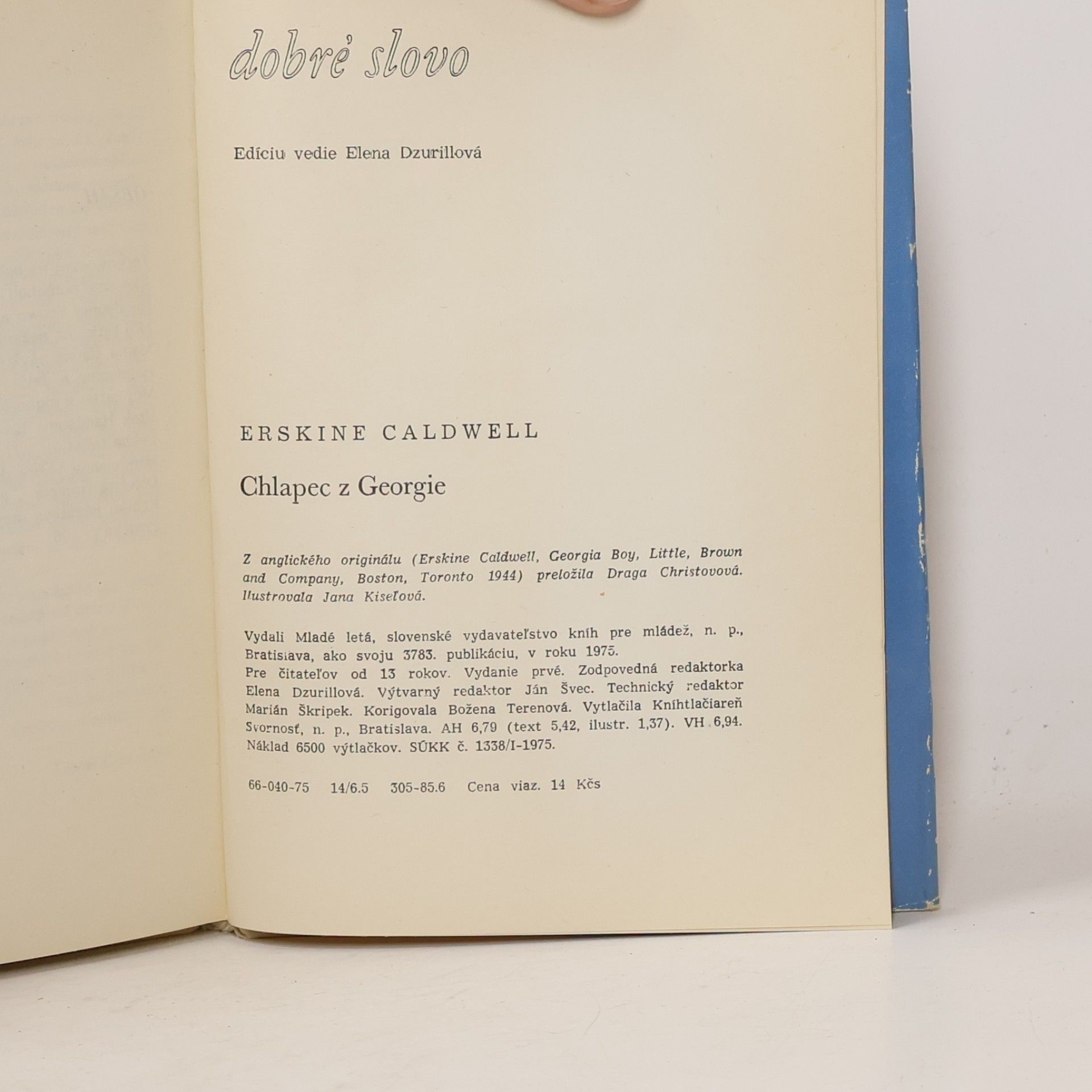 Erskine Caldwell Chlapec z Georgie