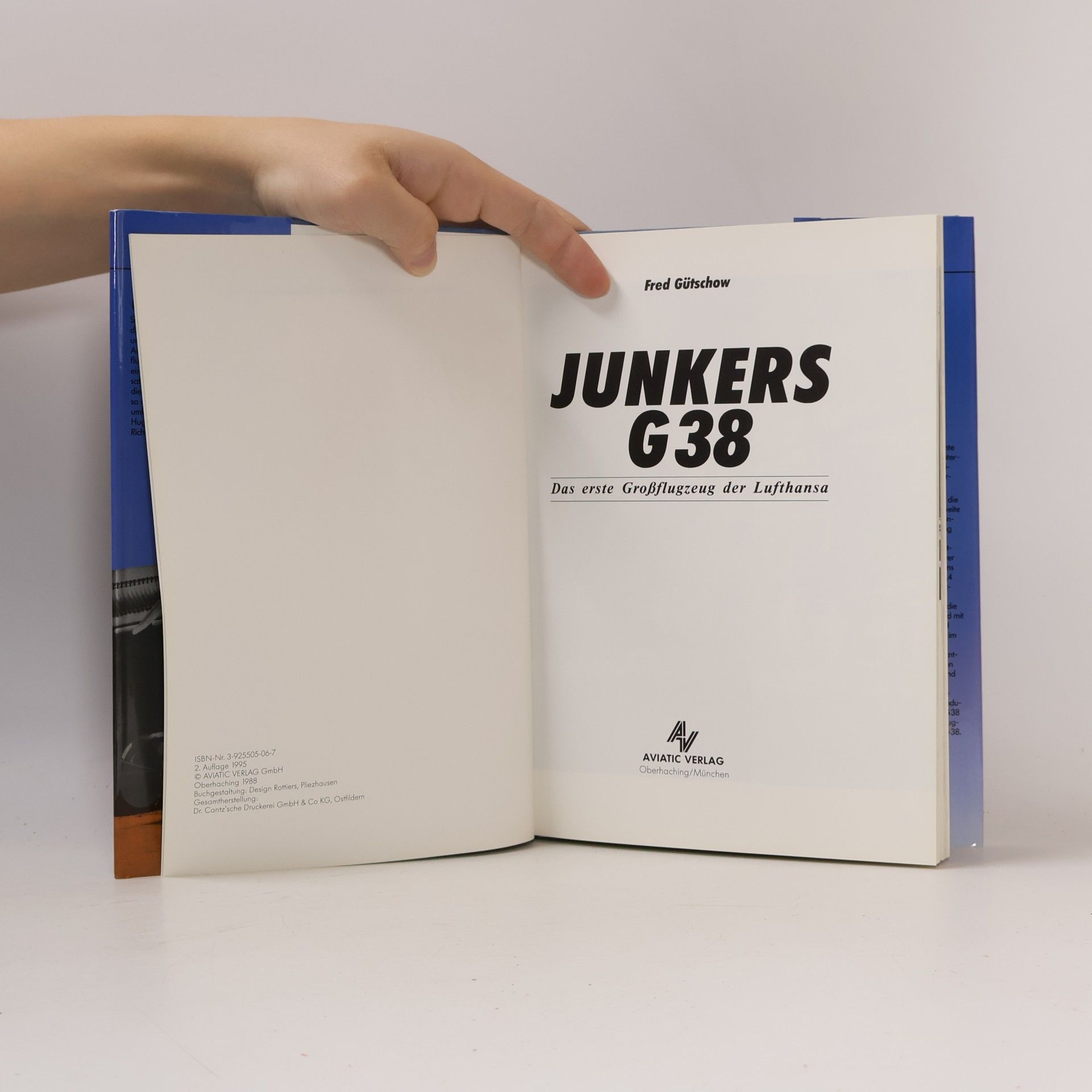 Fred Gütschow Junkers G 38