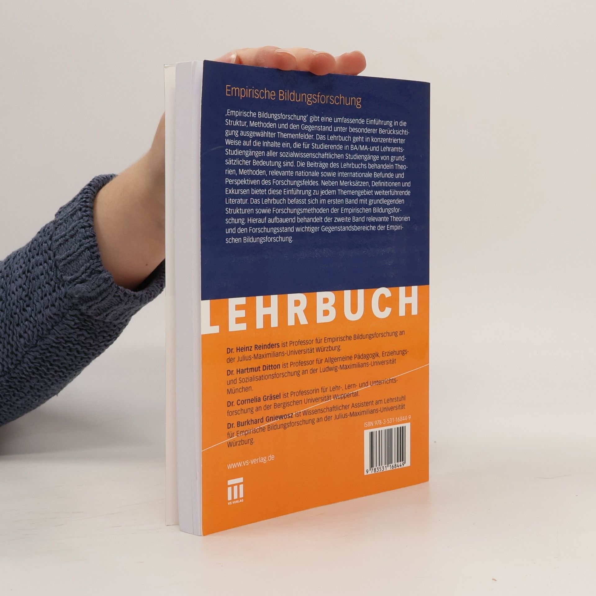 Heinz Reinders Empirische Bildungsforschung