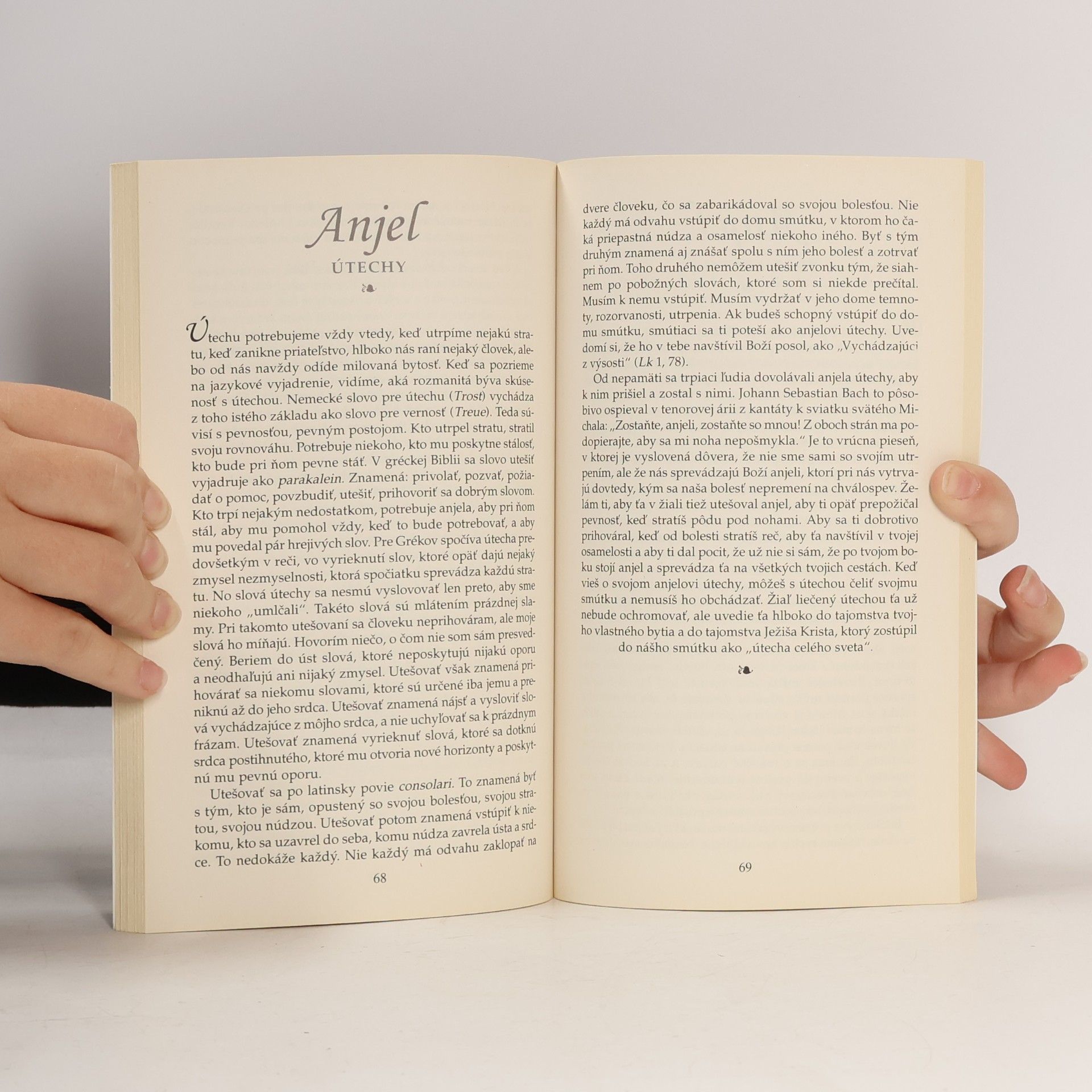 Anselm Grün Anjeli pre život