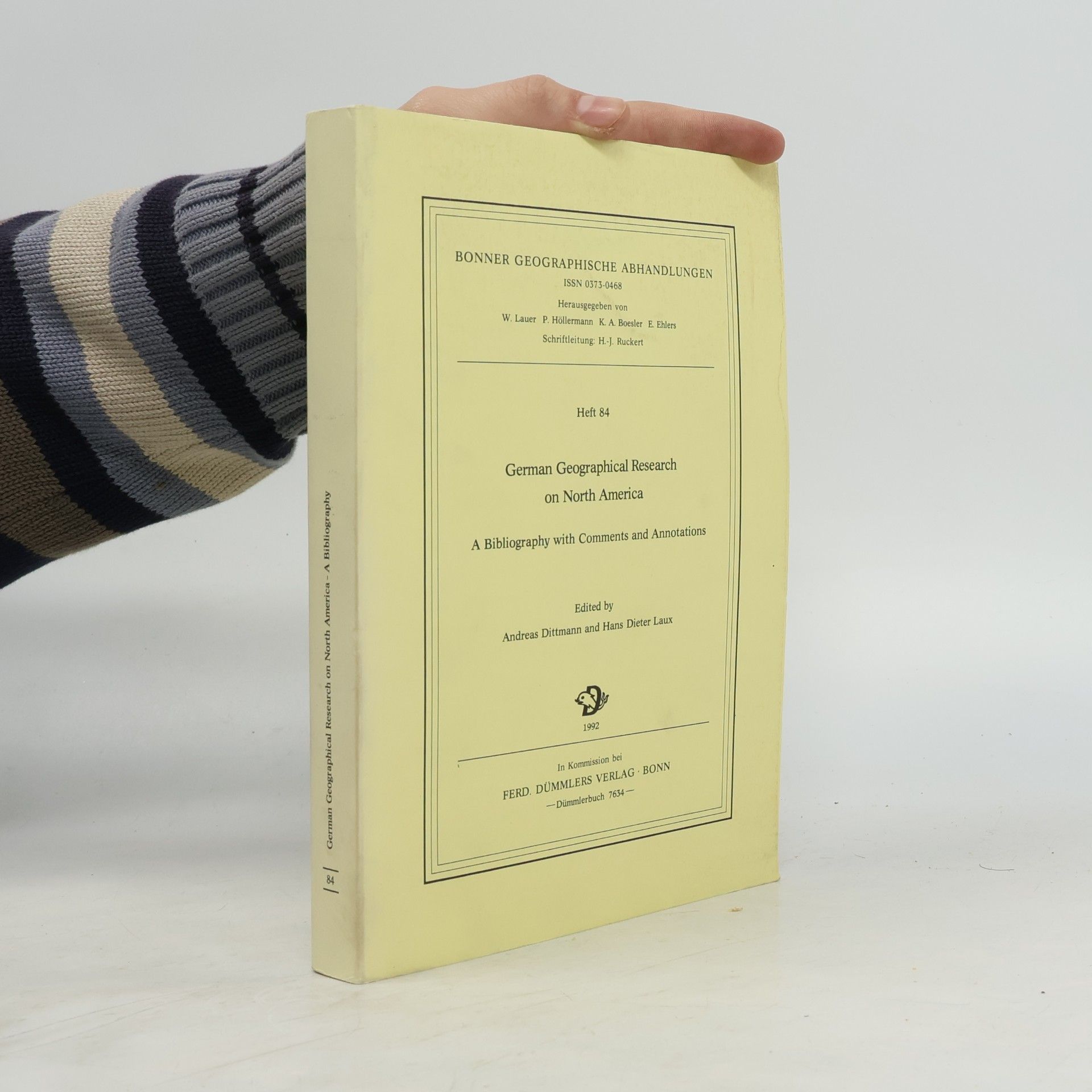 Bonner Geographische Abhandlungen - 84: German Geographical Research on North America