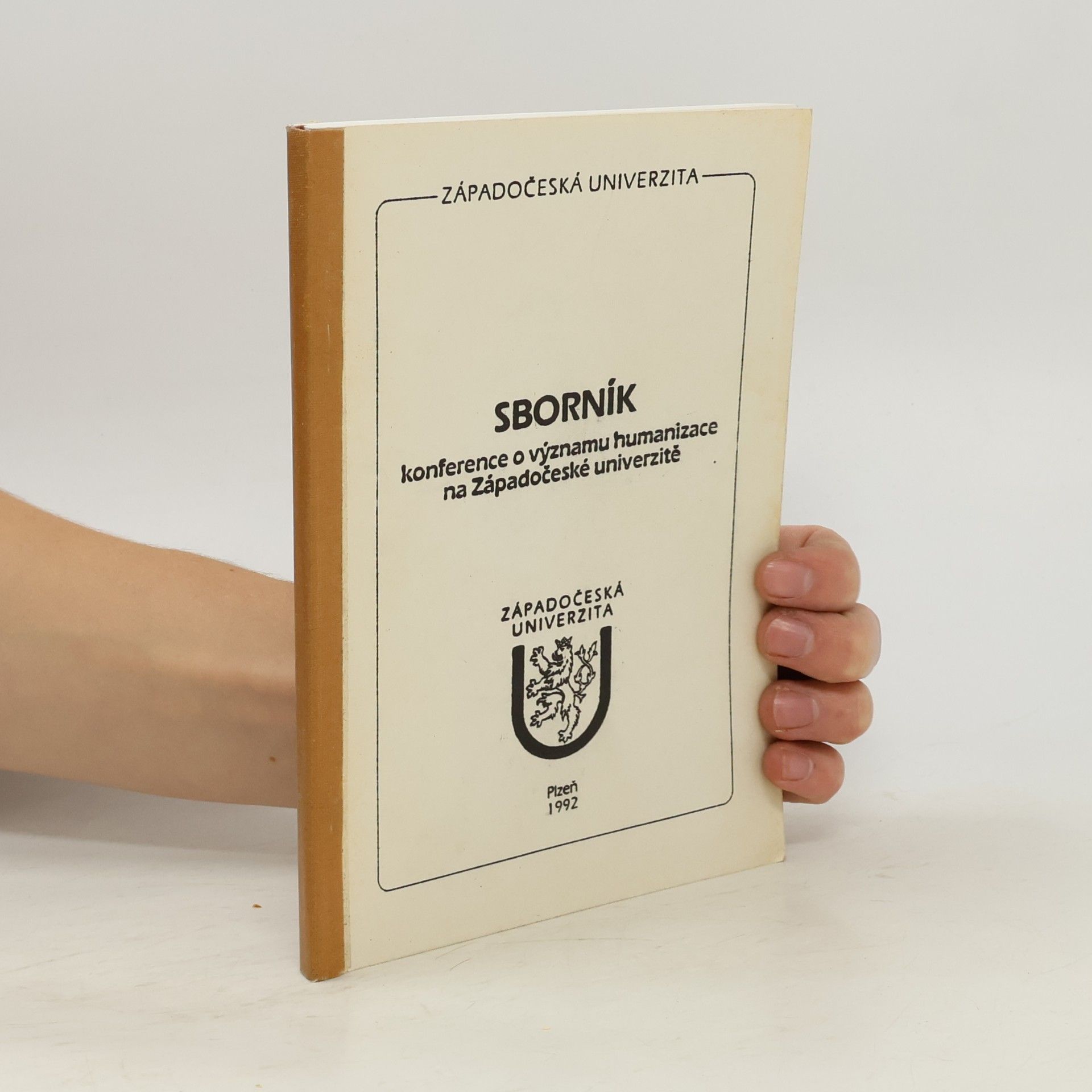 Sborník konference o významu humanizace na Západočeské univerzitě