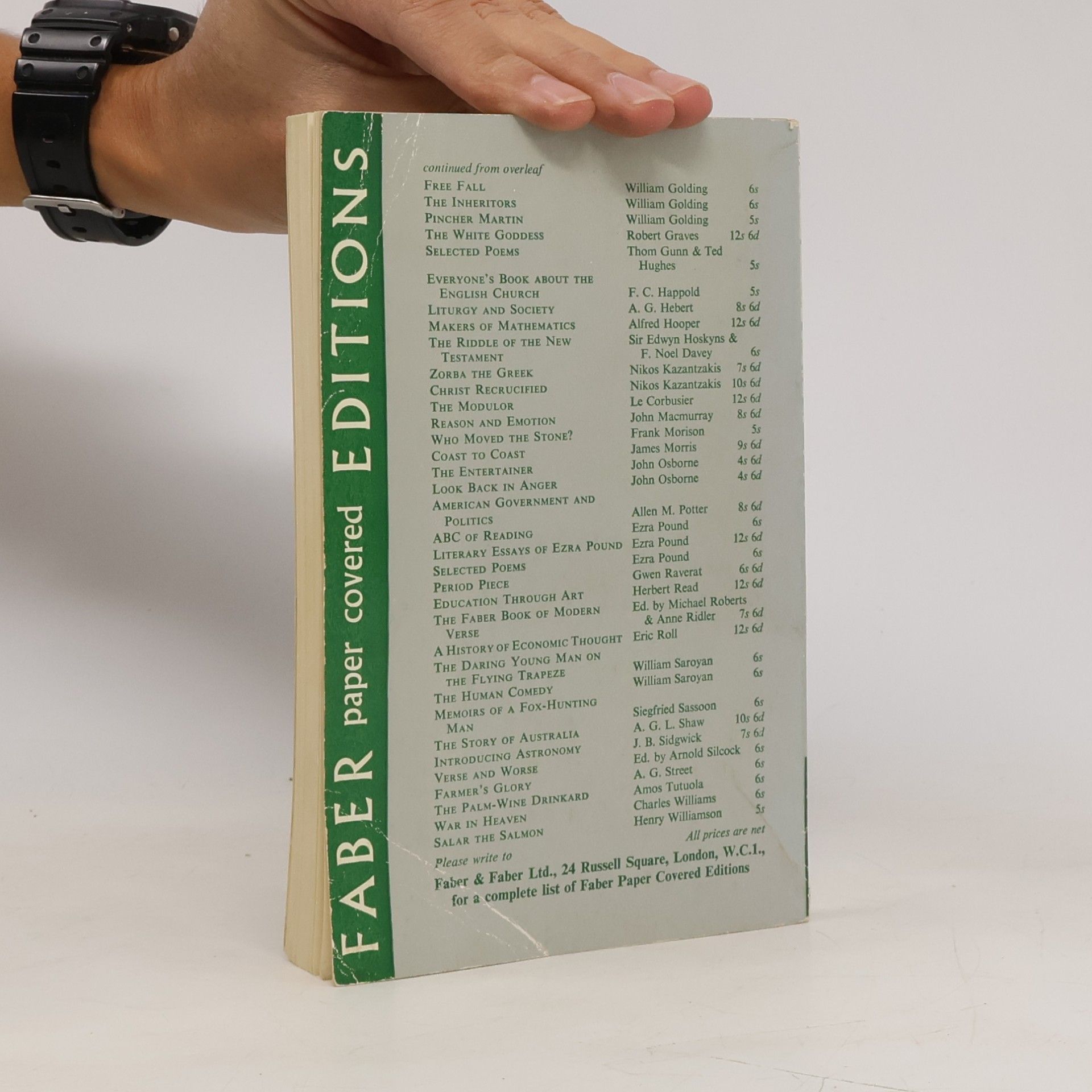 T. S. Eliot Introducing James Joyce: A Selection of Joyce's Prose
