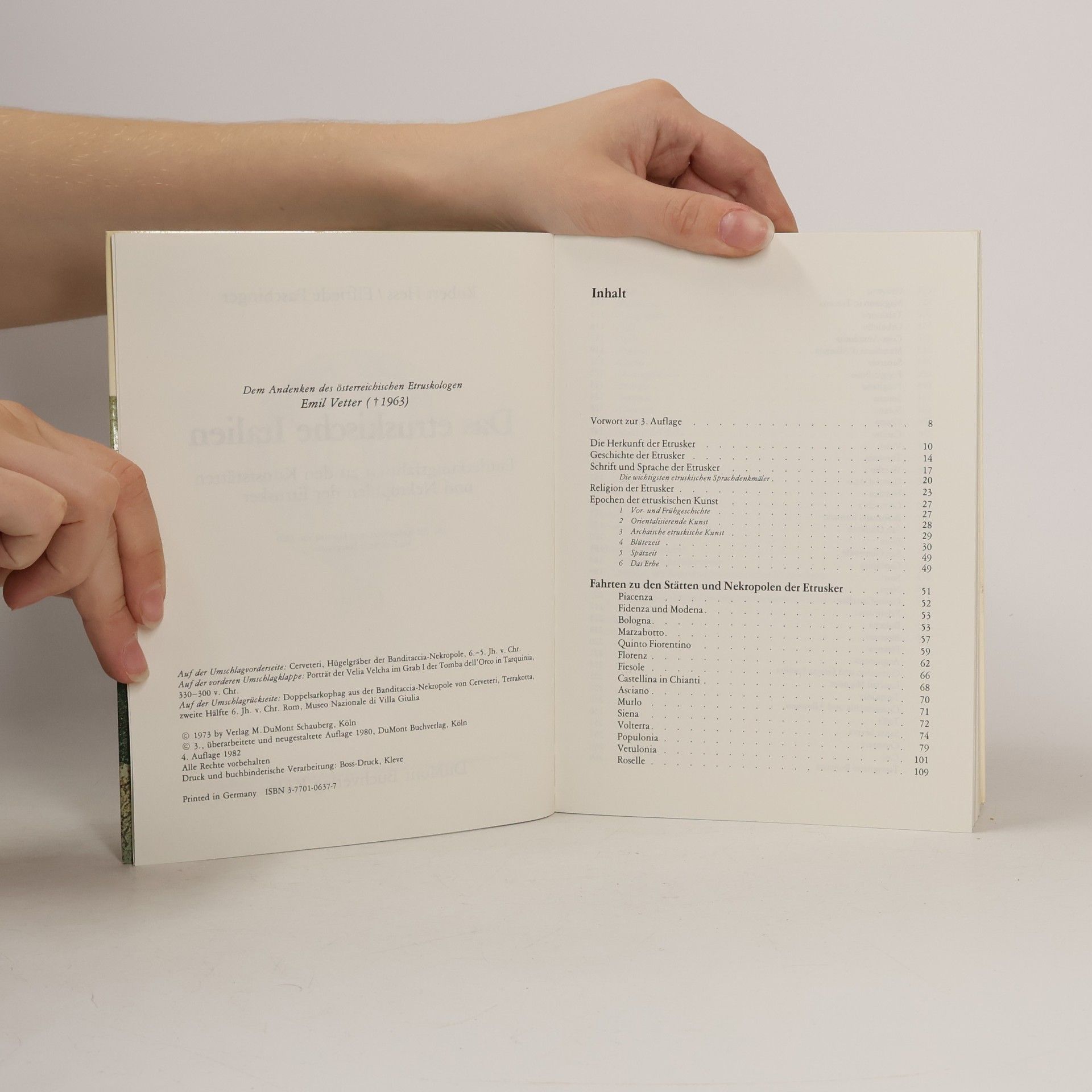 Robert Hess Das etruskische Italien