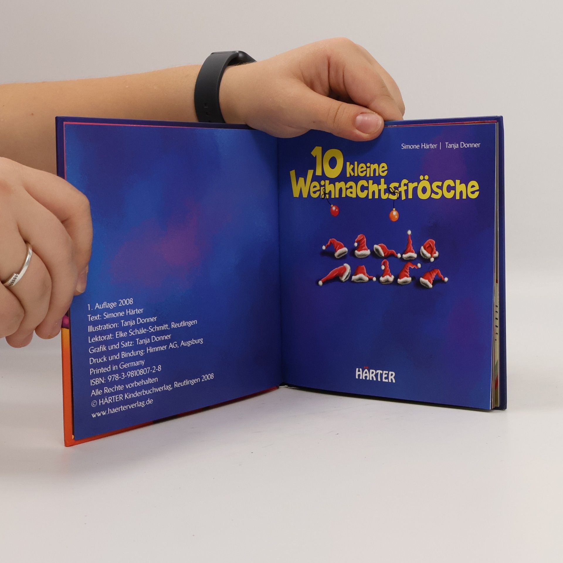 Simone Härter 10 kleine Weihnachtsfrösche