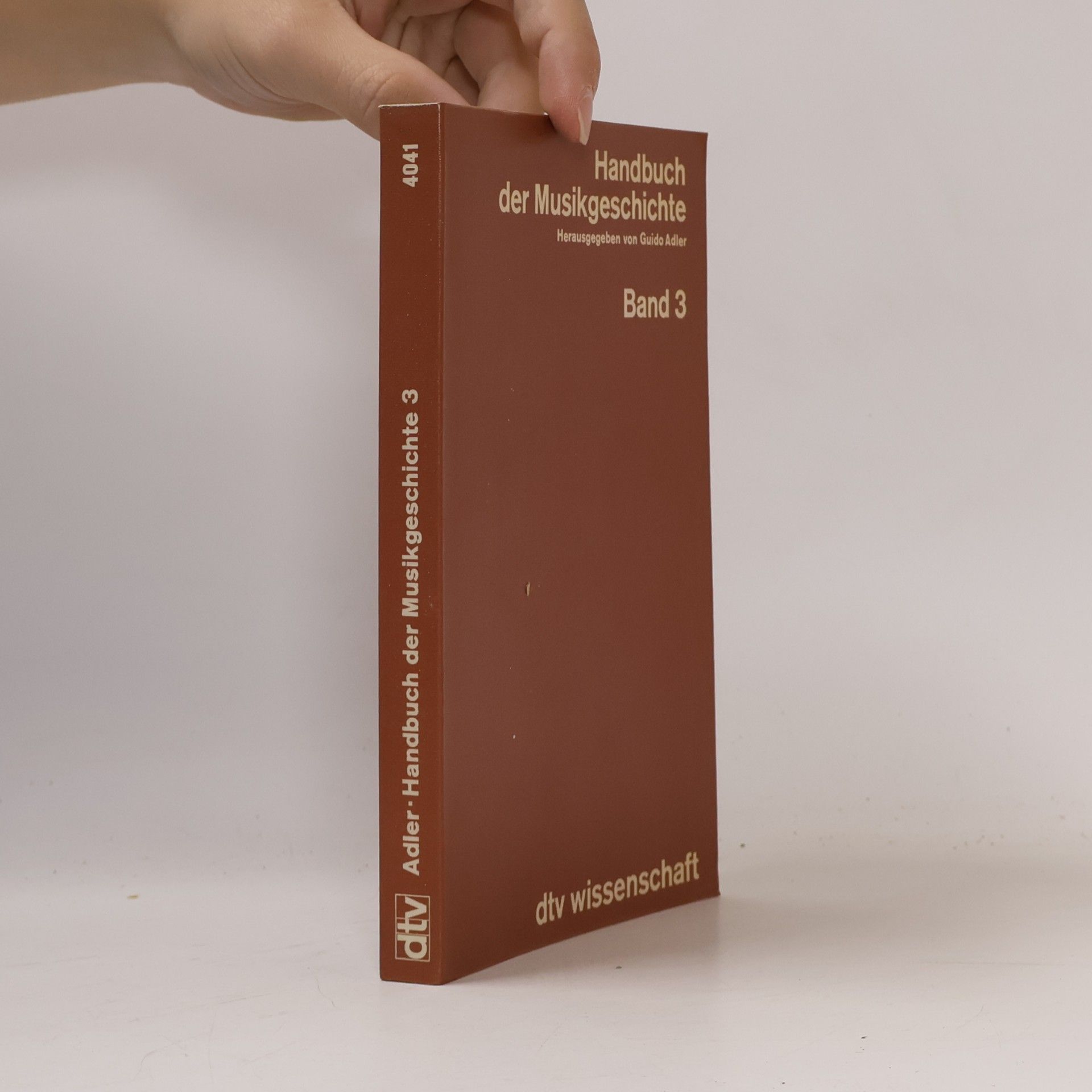 Handbuch der Musikgeschichte. Band 3