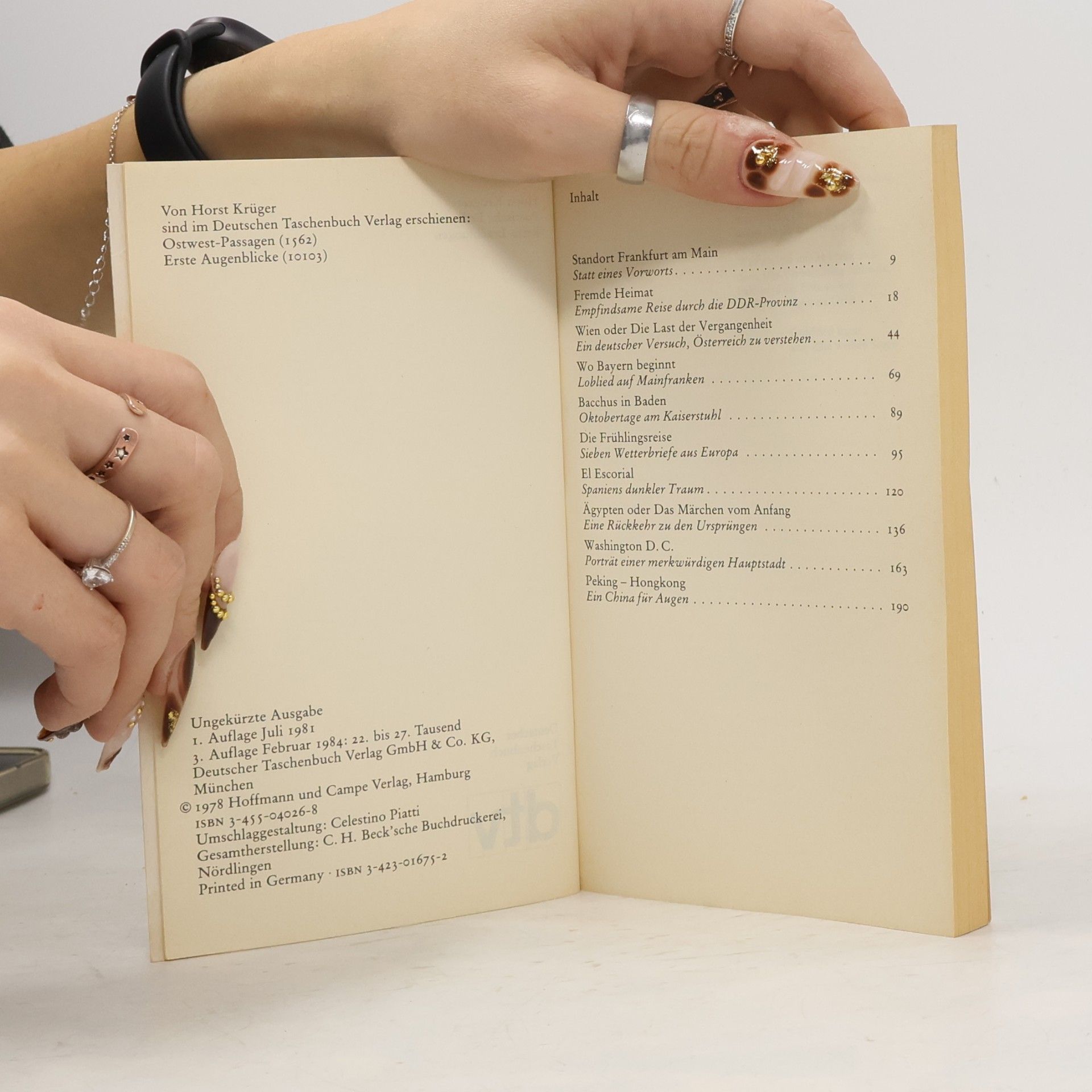 Horst Krüger Poetische Erdkunde