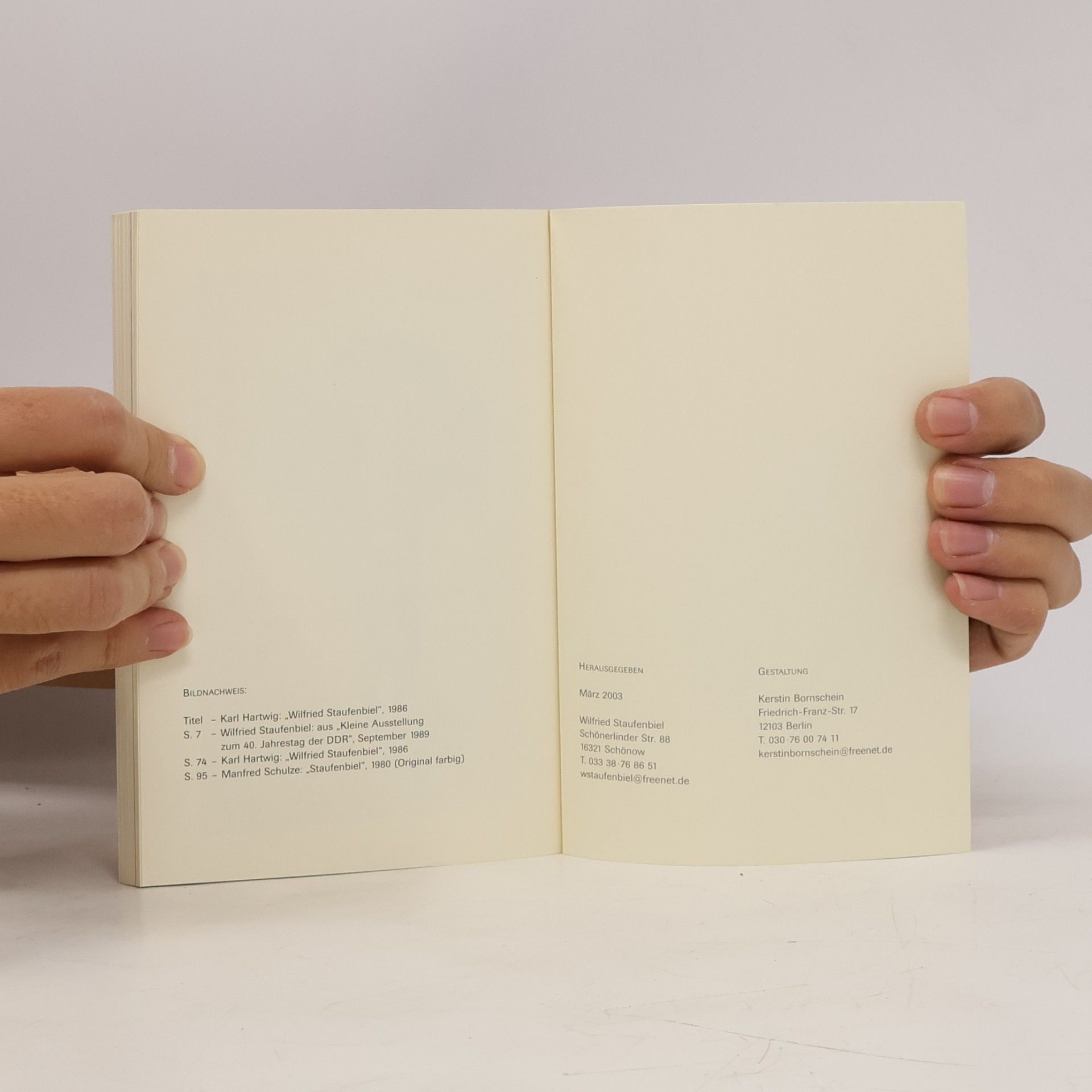 Wilfried Staufenbiel 55 Texte