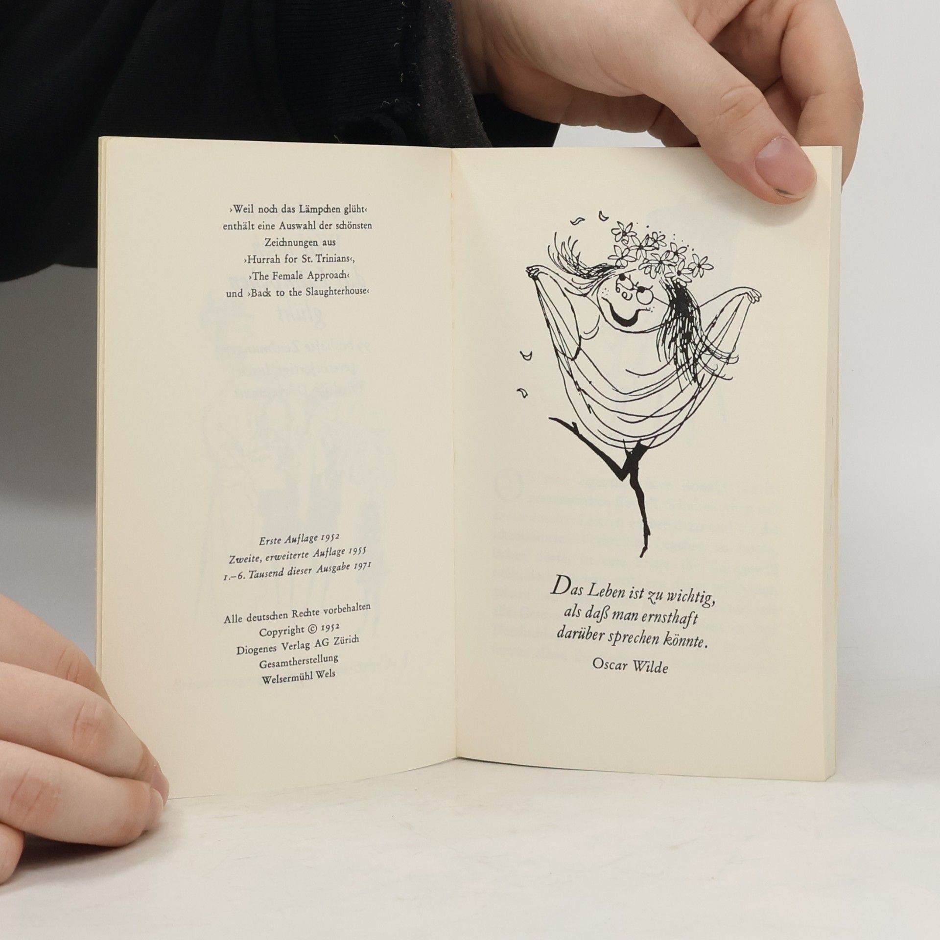Ronald Searle Weil noch das Lämpchen glüht