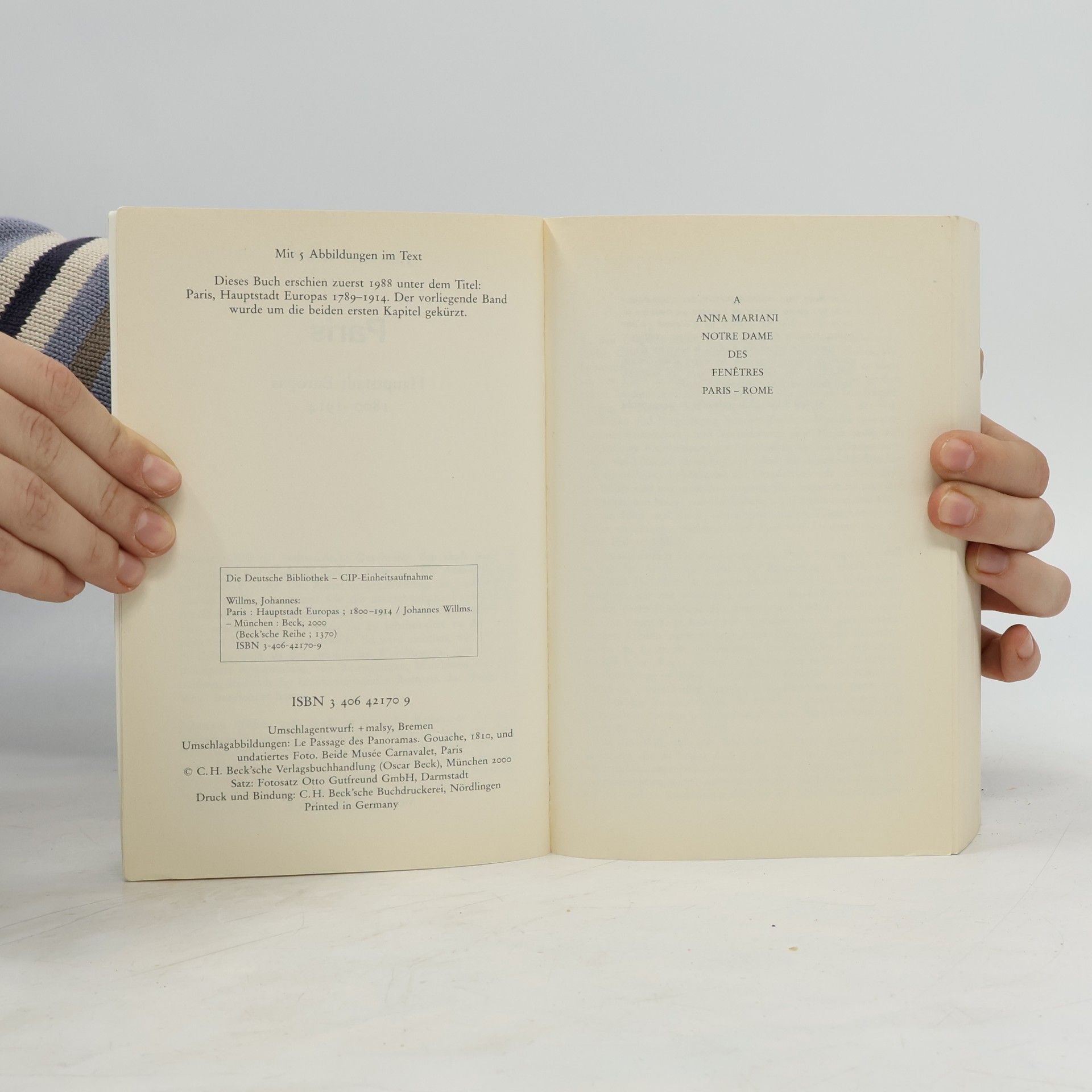 Johannes Willms Beck'sche Reihe: Paris