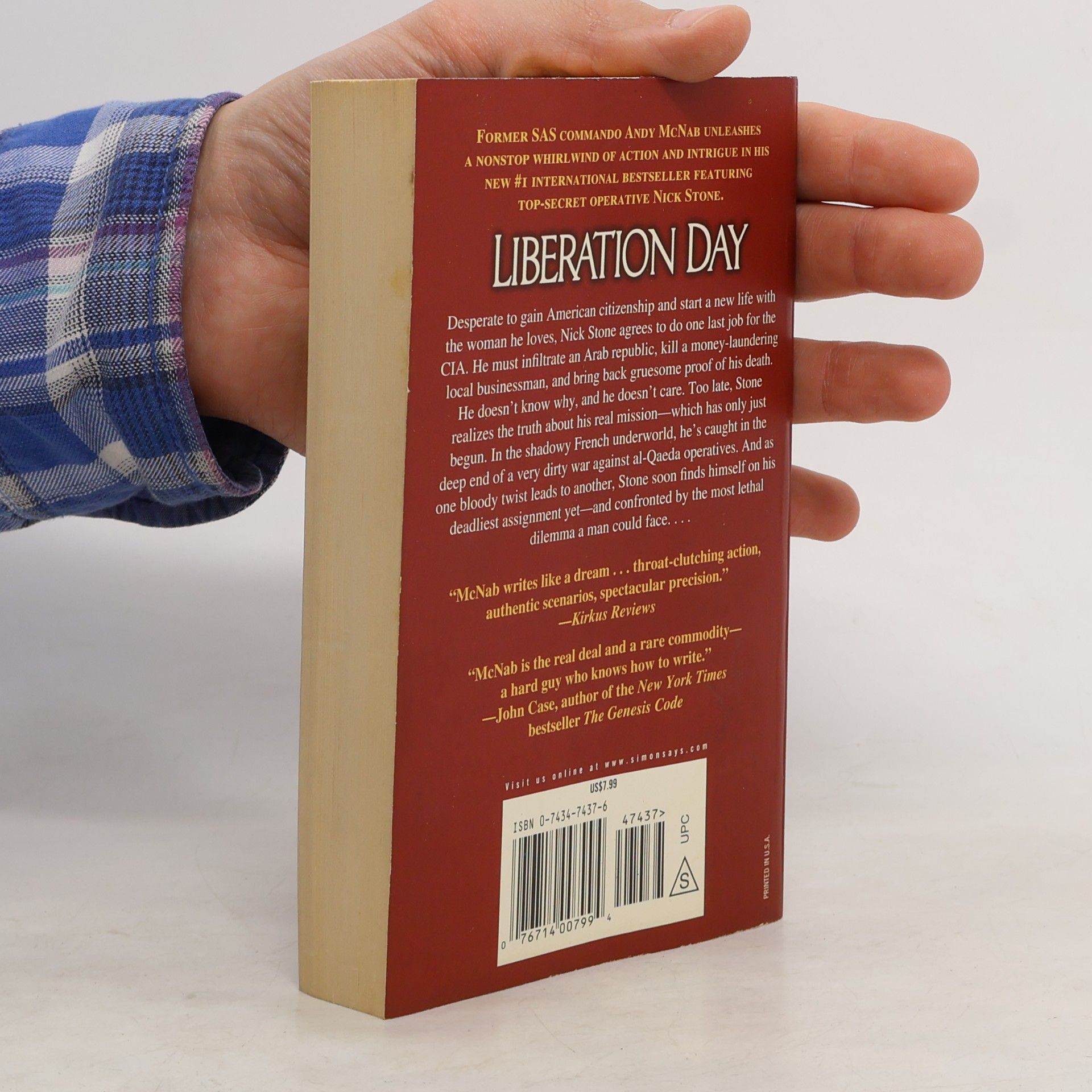 Andy McNab A Nick Stone Mission: Liberation Day