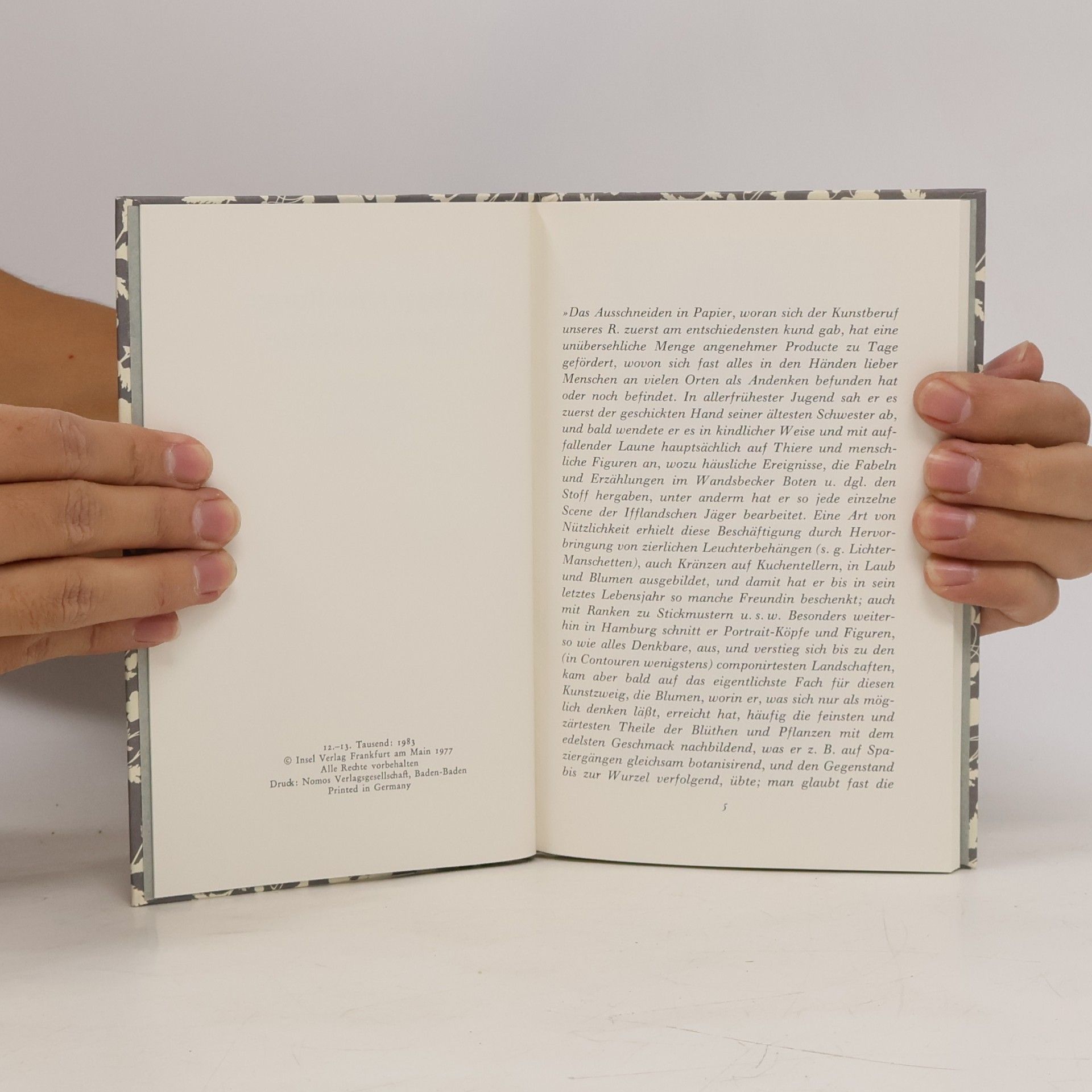 Philipp Otto Runge Scherenschnitte
