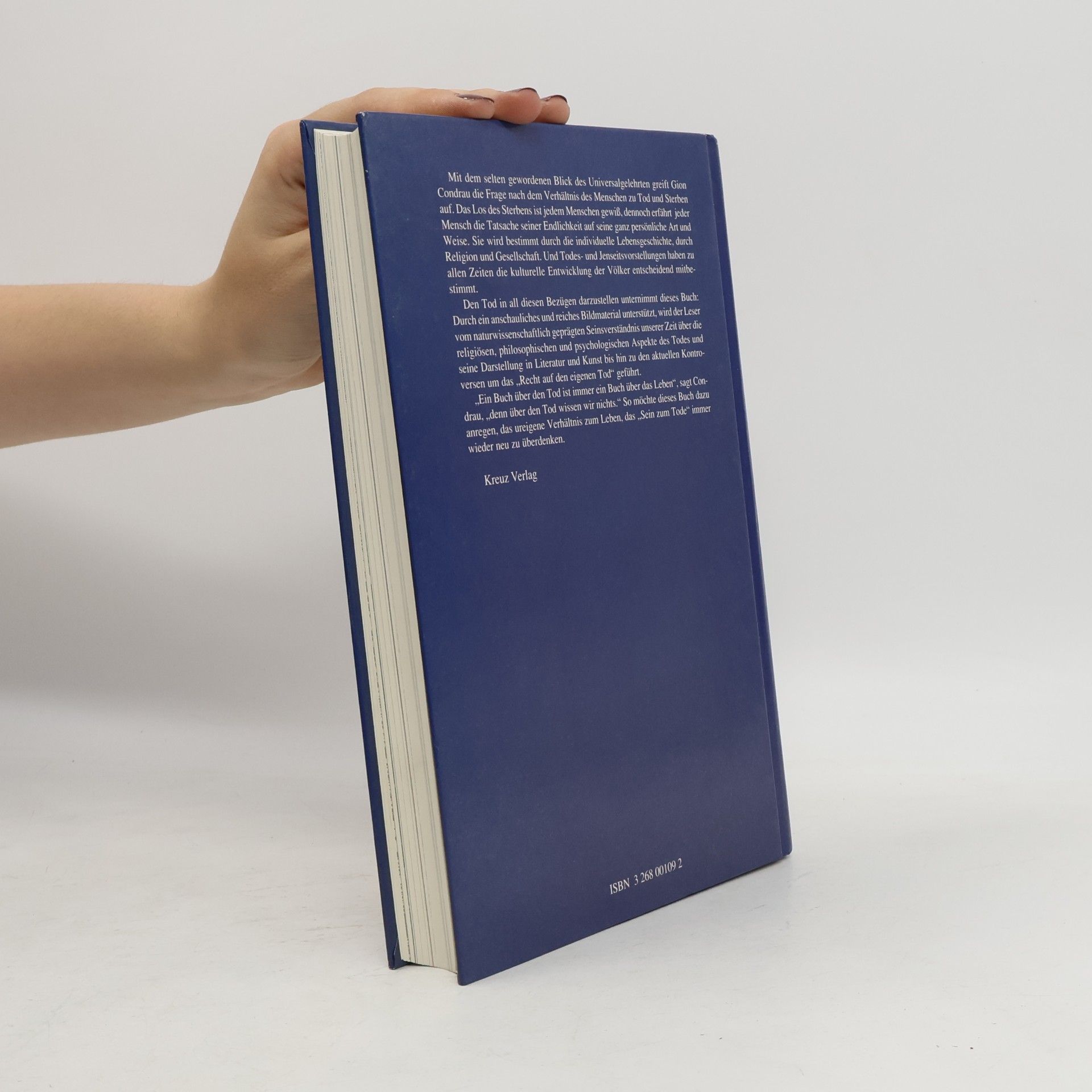 Gion Condrau Der Mensch und sein Tod