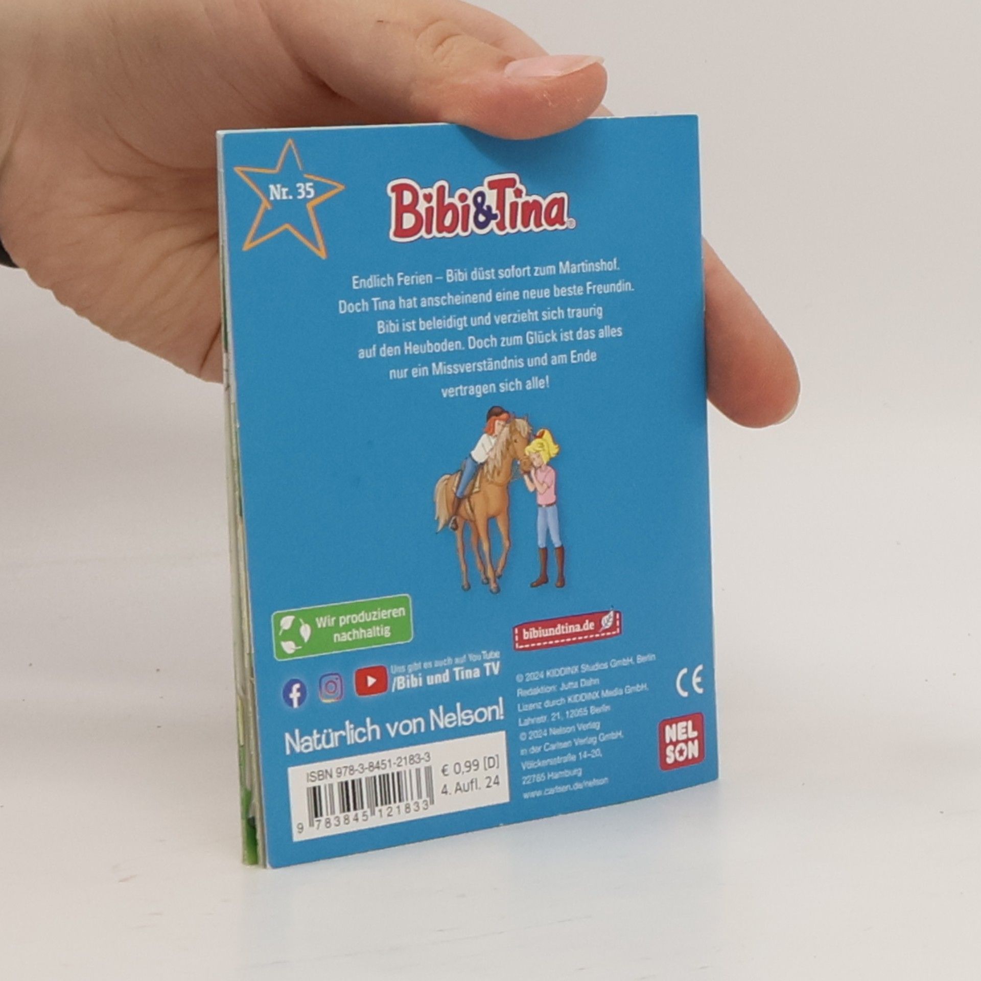 Nelson Mini-Bücher: Bibi und Tina 33-36 (Einzel/WWS).