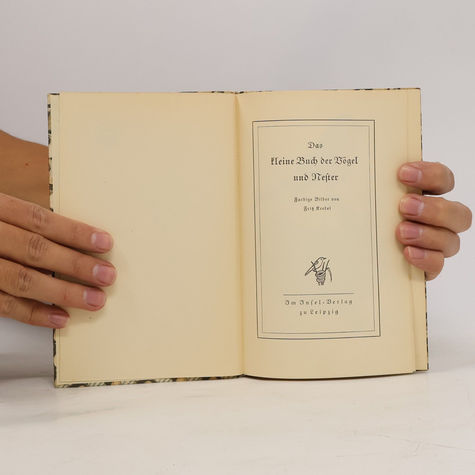 Friz Kredel Das kleine Buch der Vögel und Nester