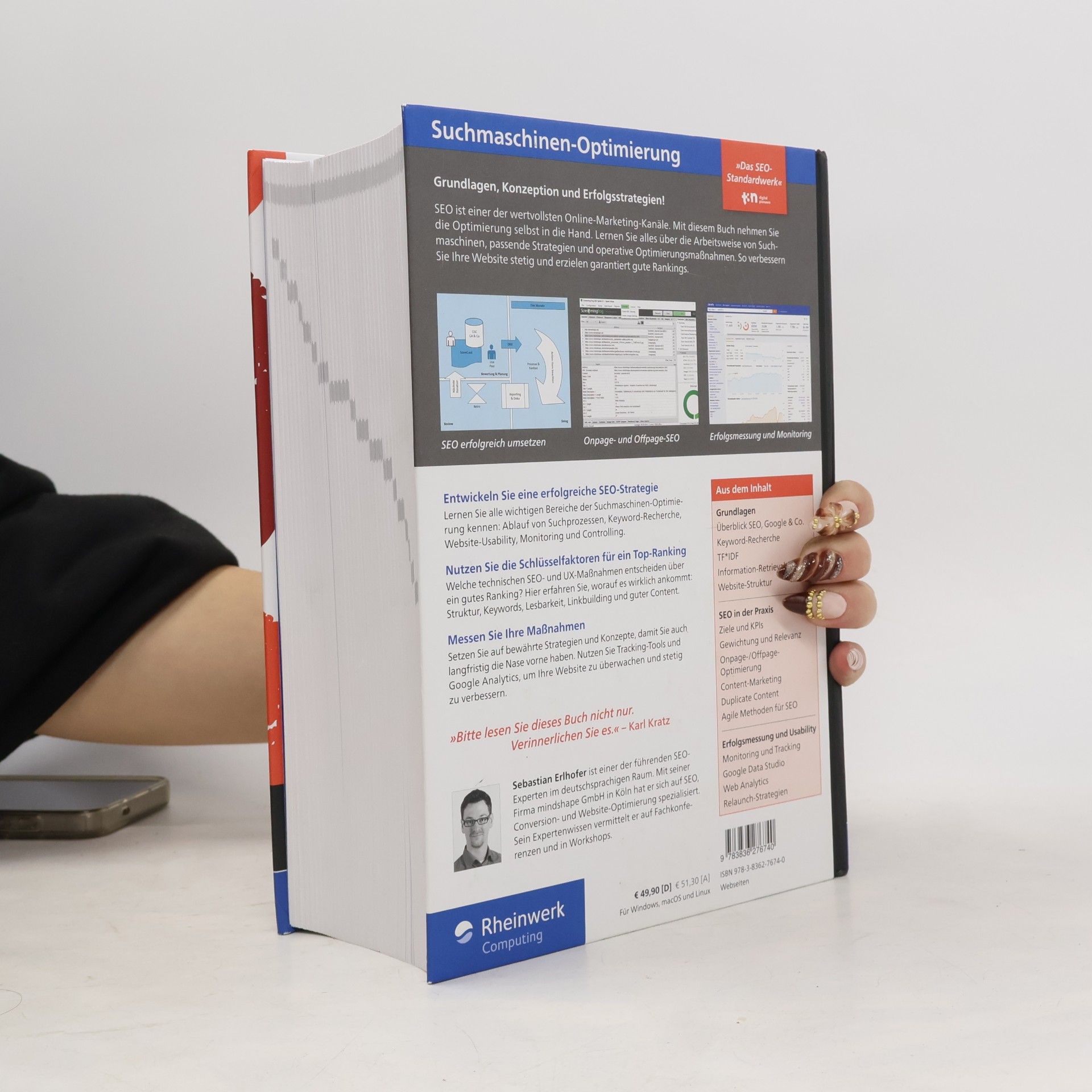 Sebastian Erlhofer Das SEO-Standardwerk: Suchmaschinen-Optimierung - Das umfassende Handbuch - 10., aktualisierte und erweiterte Auflage