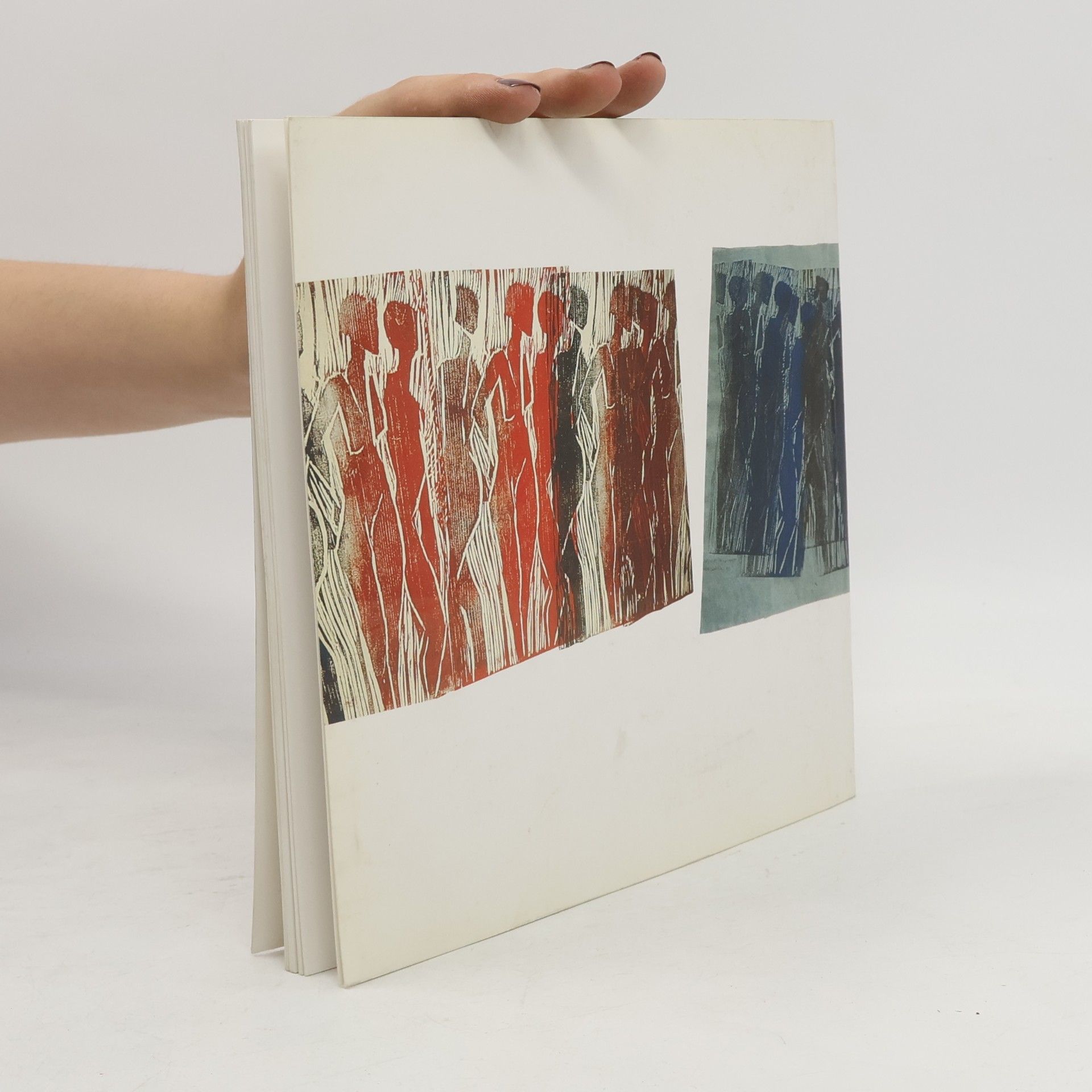 Ilse Schwarz Holzschnitt – Acryl – Aquarell
