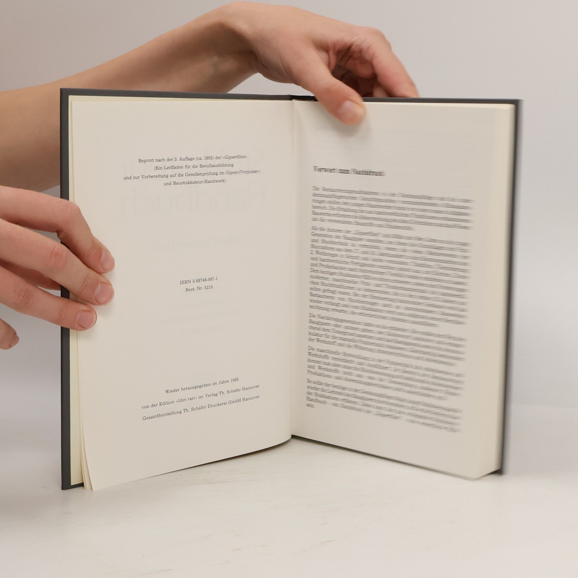 Paul Binder Stukkateur-Handbuch