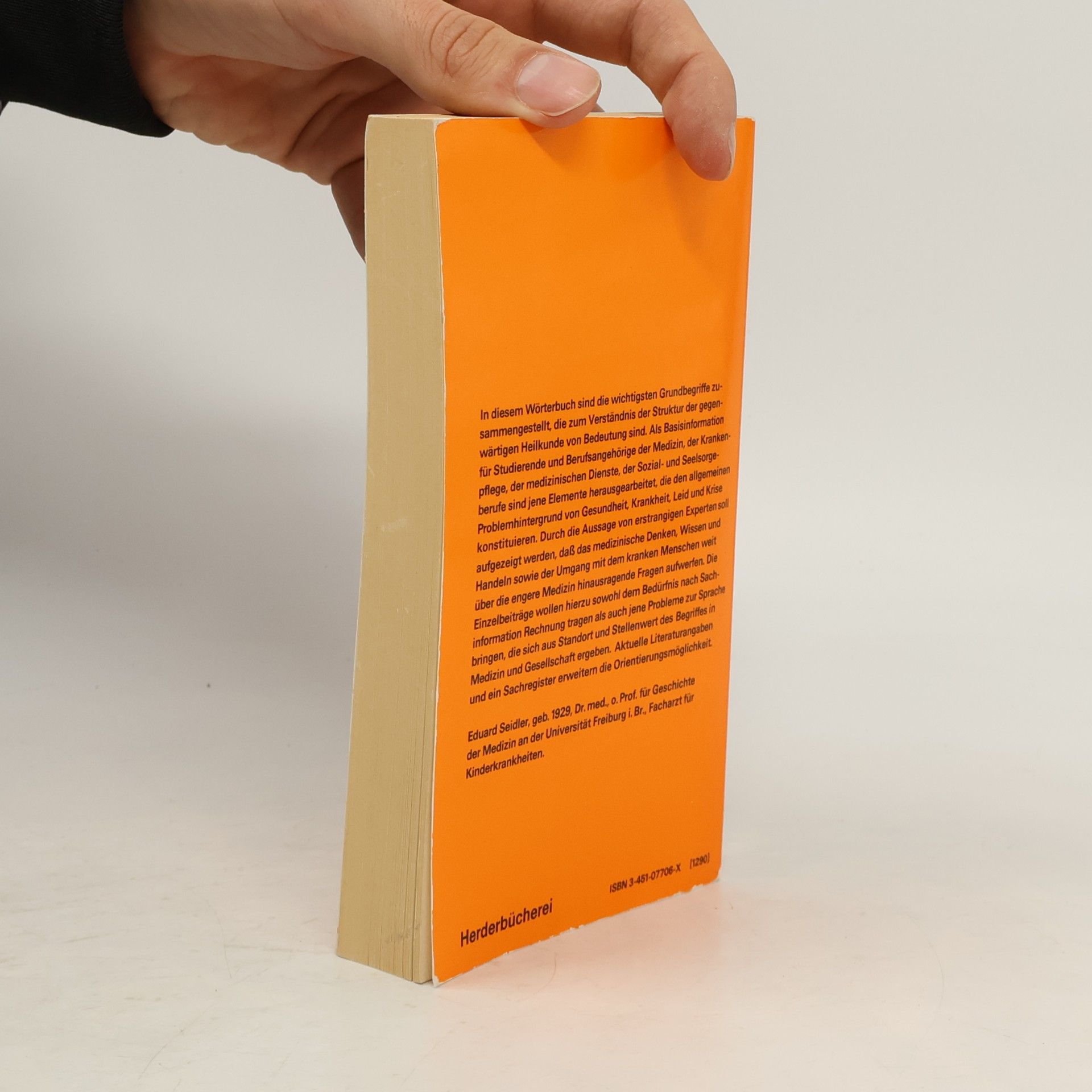 Eduard Seidler Wörterbuch medizinischer Grundbegriffe