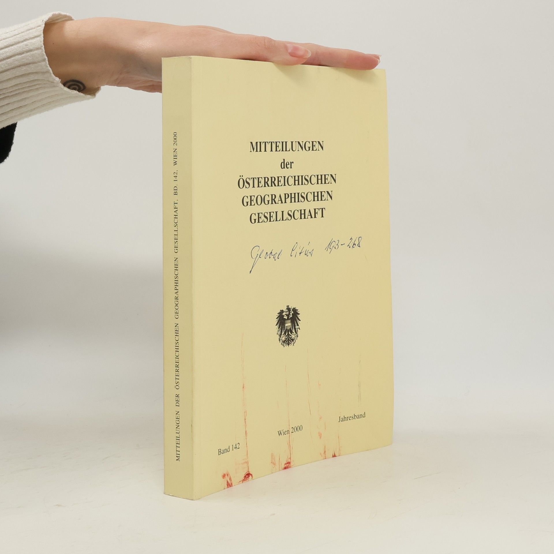 kolektiv Mitteilungen der Österreichischen Geographischen Gesellschaft (Band 142/2000)