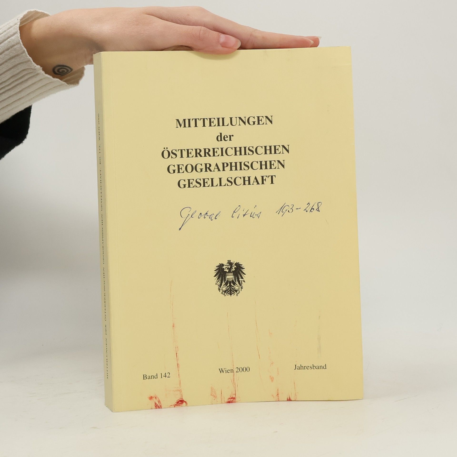 kolektiv Mitteilungen der Österreichischen Geographischen Gesellschaft (Band 142/2000)