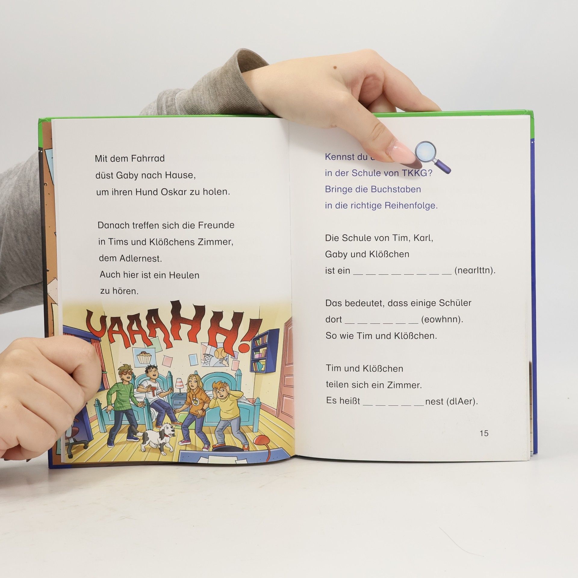 Kirsten Vogel TKKG Junior, Bücherhelden 1. Klasse, Spuk in der Schule