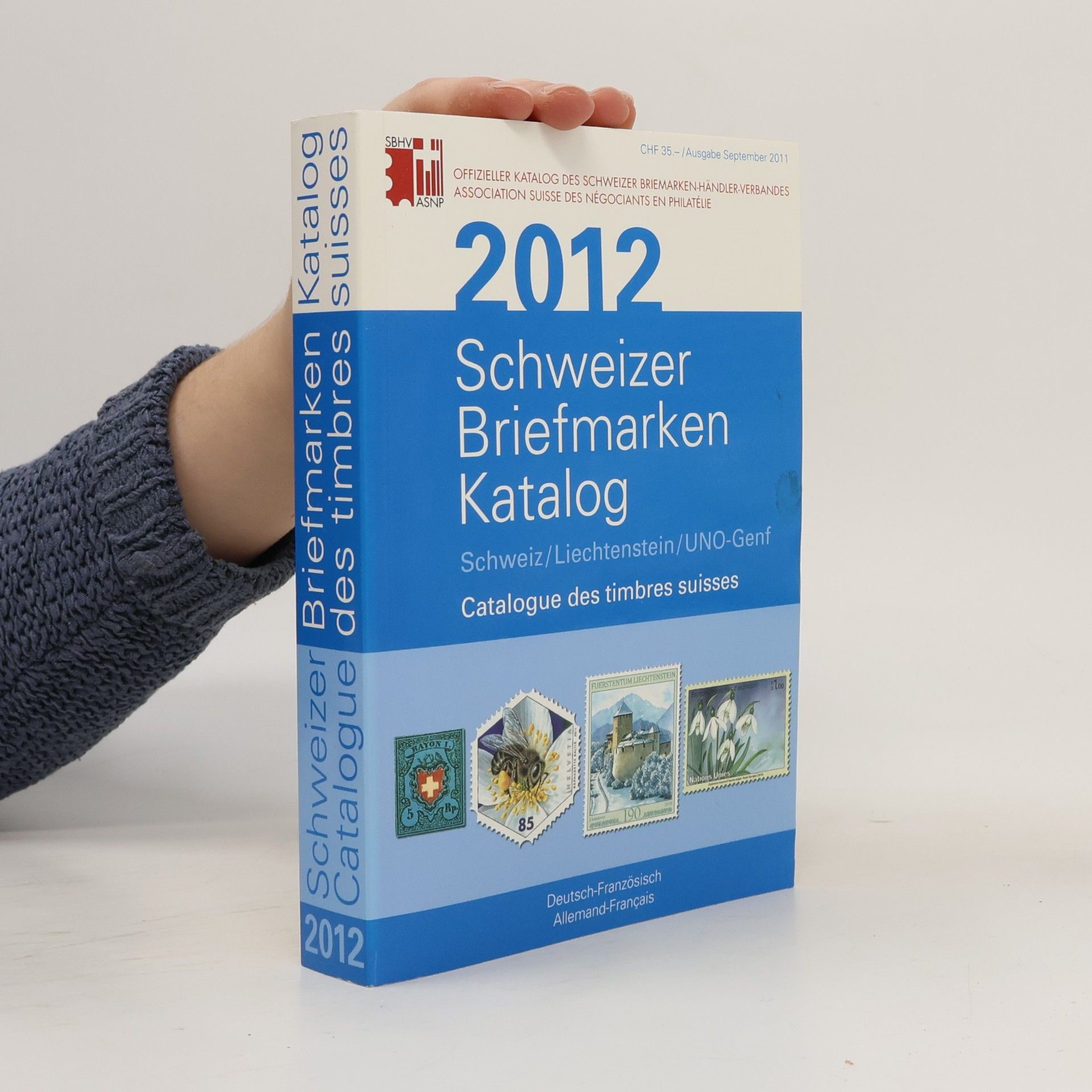 2012 Schweizer Briefmarken Katalog