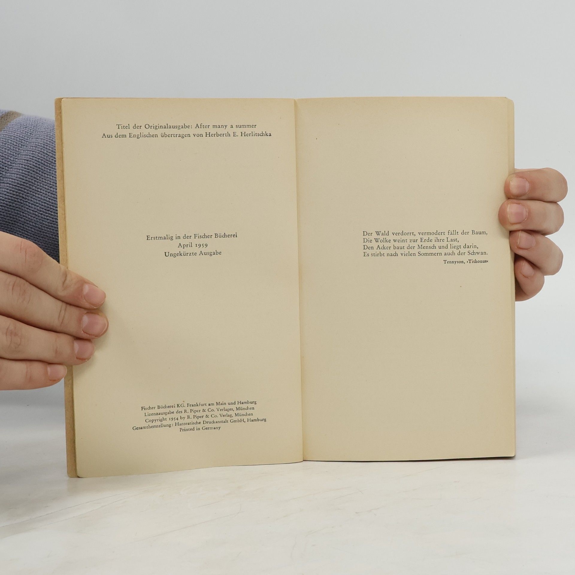 Aldous Huxley Nach vielen Sommern