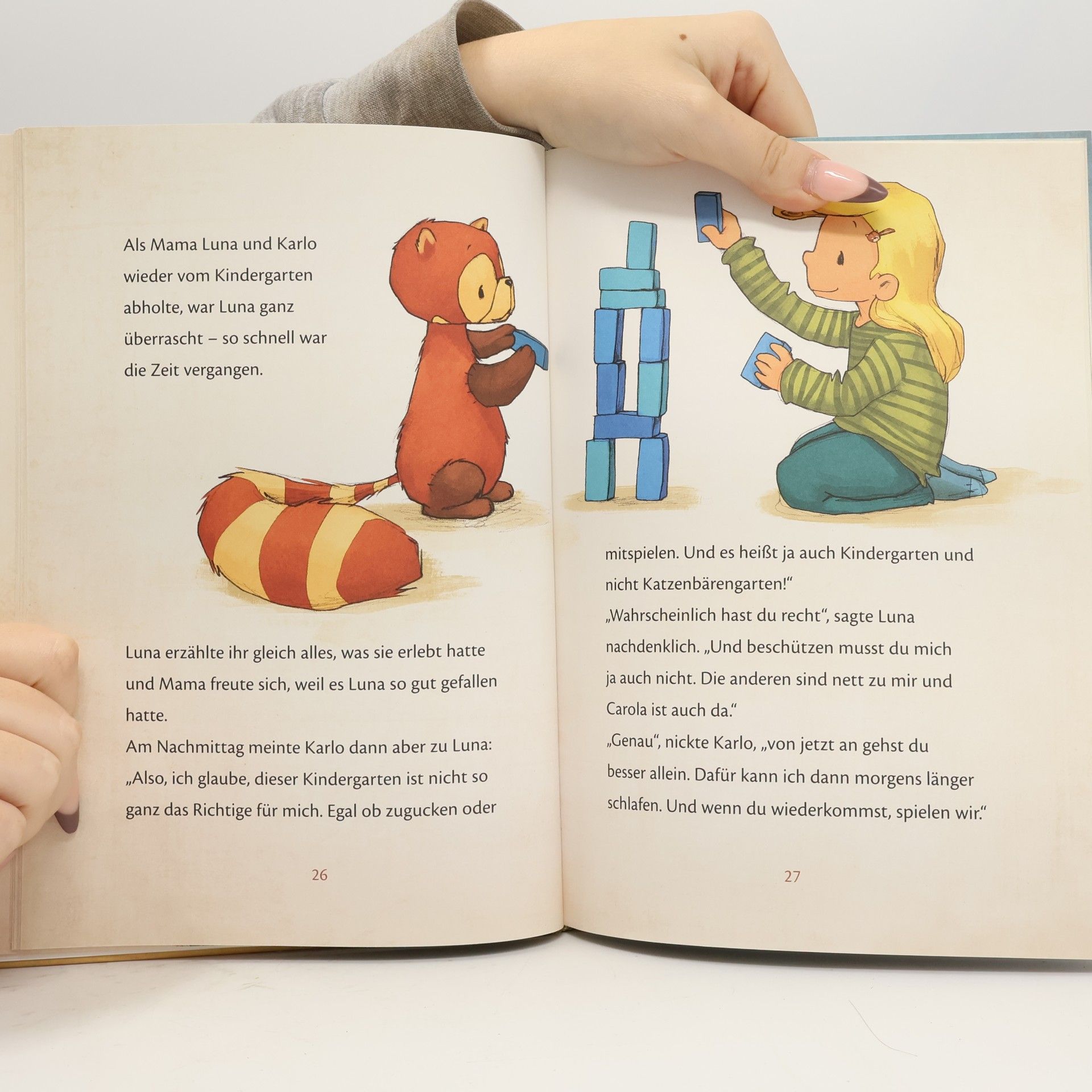 Udo Weigelt Luna und der Katzenbär gehen in den Kindergarten
