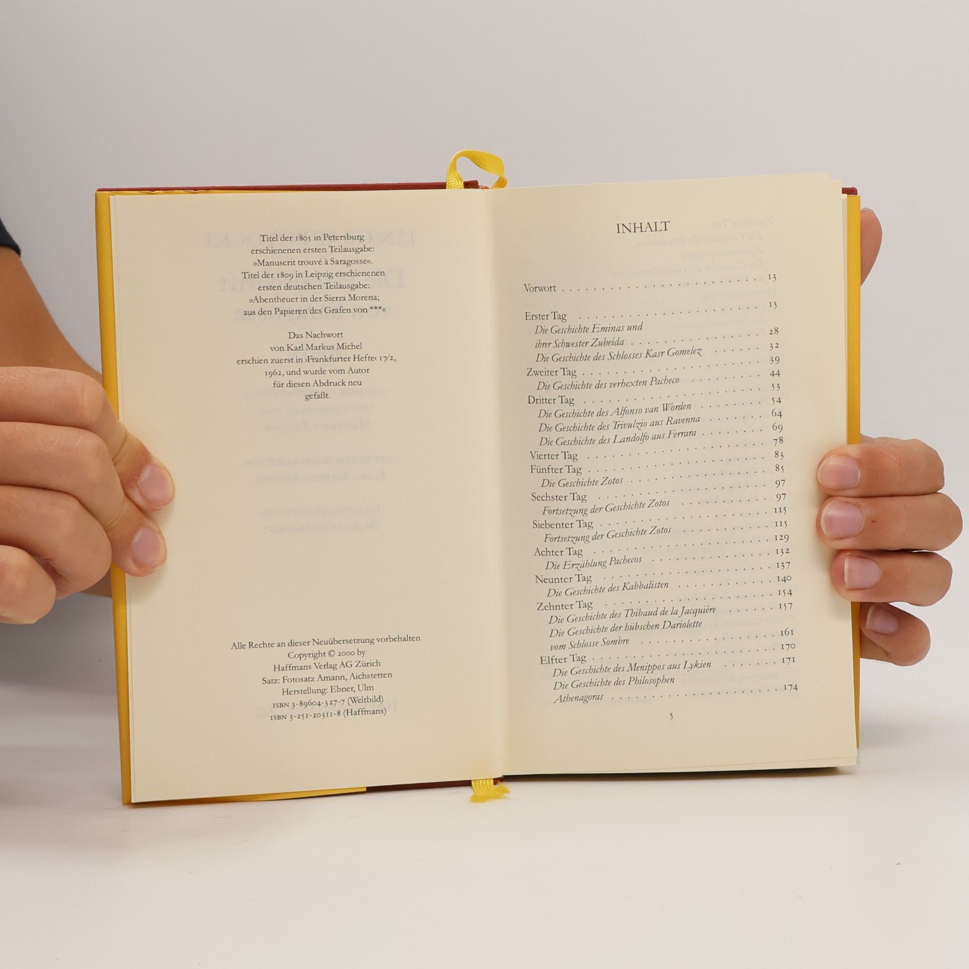Various authors Die Handschrift von Saragossa - Roman