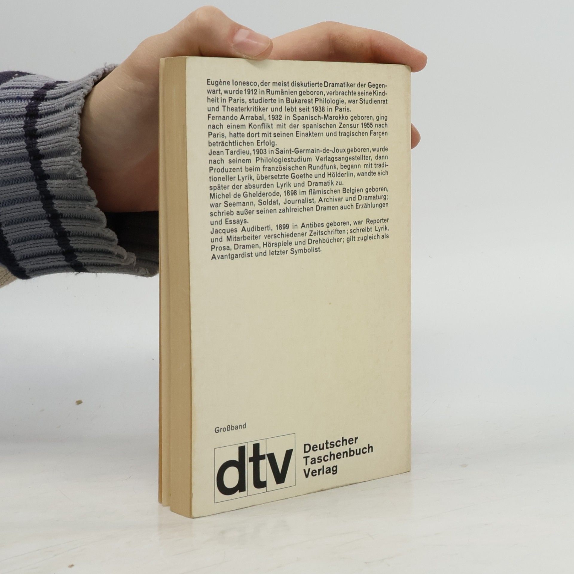 Kolektiv autorů Absurdes Theater. Stücke von Ionesco, Arrabal, Tardieu, Ghelderode, Audiberti