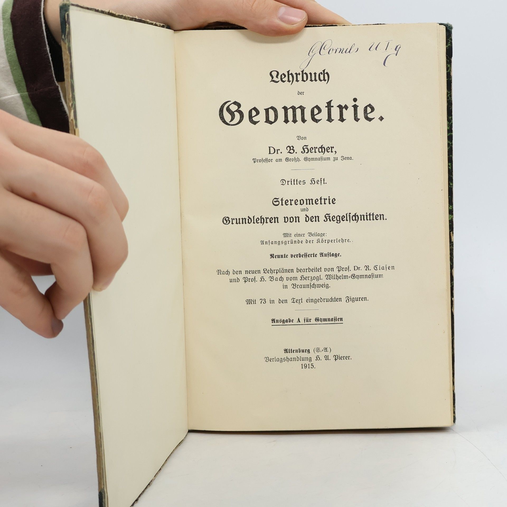 kolektiv Lehrbuch der Geometrie III.