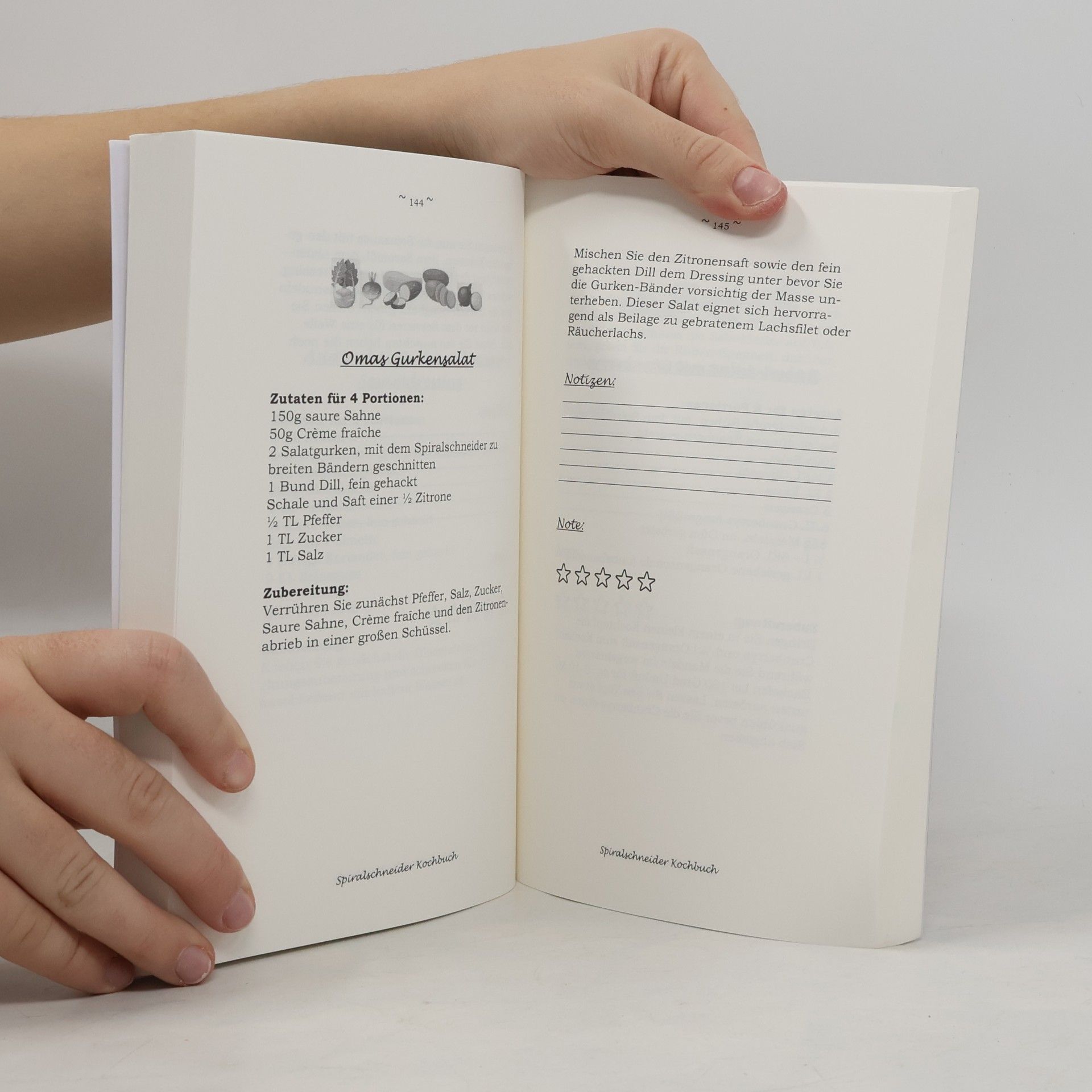 Lucy Pick Spiralschneider Kochbuch