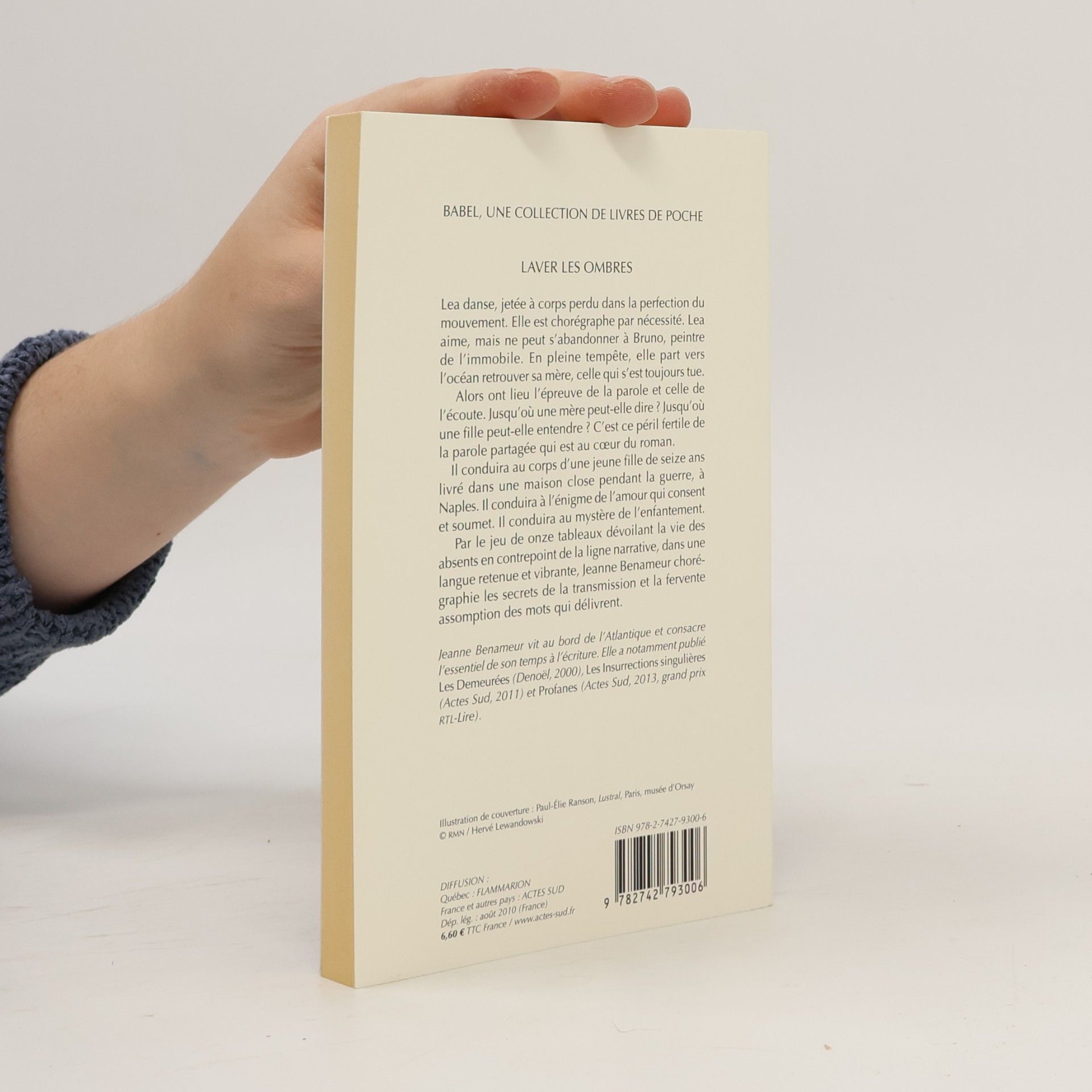 Jeanne Benameur Babel - 1021: Laver les ombres