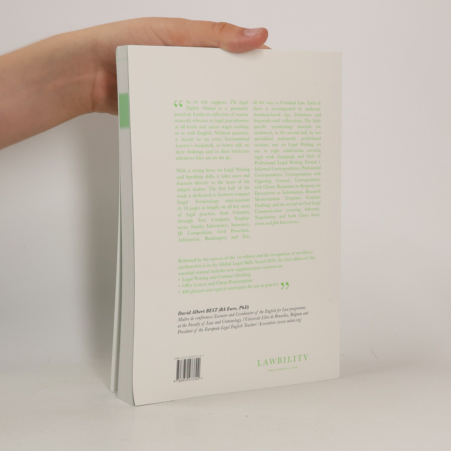 Kathrin Weston Walsh The Legal English Manual