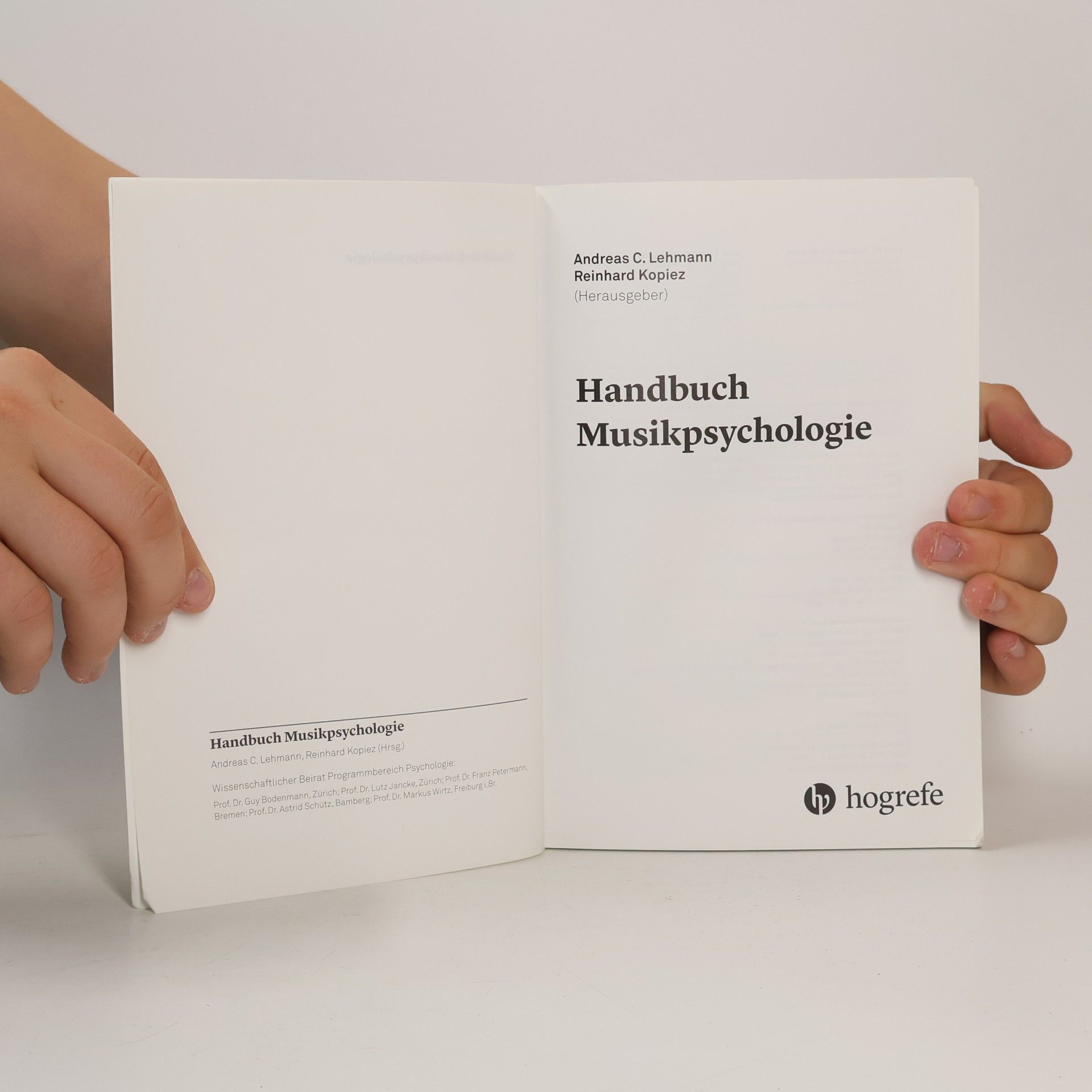 Andreas C. Lehmann Handbuch Musikpsychologie