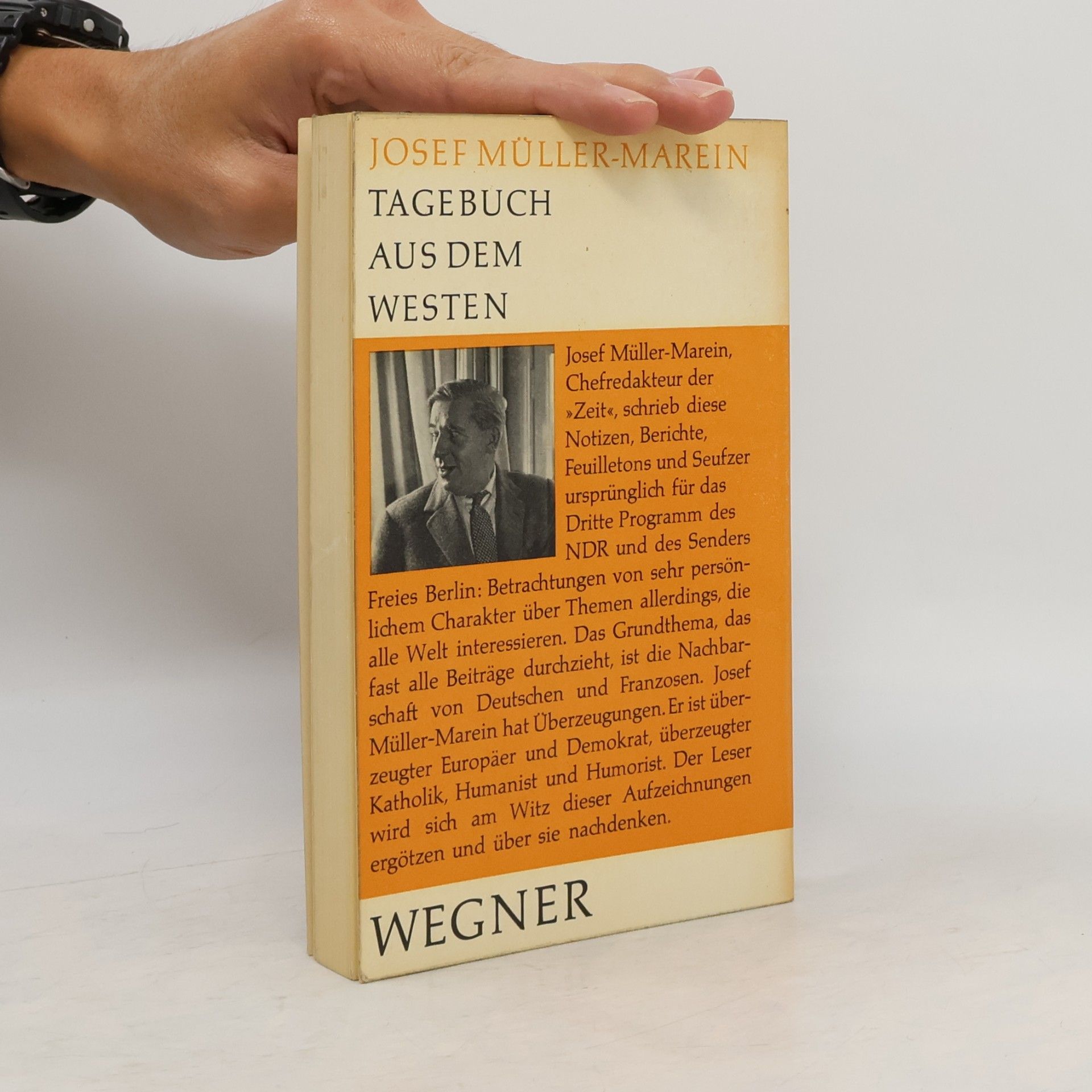 Josef Müller-Marein Tagebuch aus dem Westen