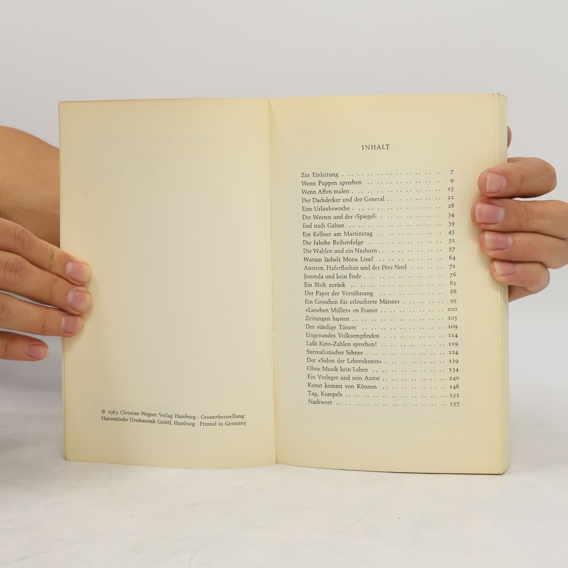 Josef Müller-Marein Tagebuch aus dem Westen