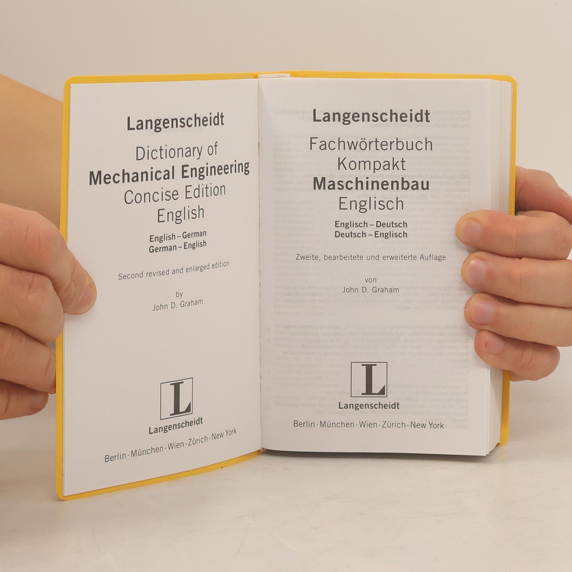 John D. Graham Langenscheidt Fachwörterbuch Kompakt Maschinenbau Englisch