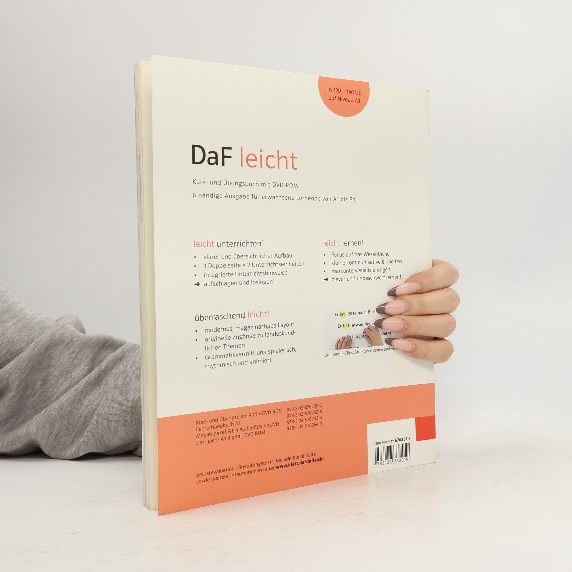 Sabine Jentges DaF leicht : A1.2 : Kurs- und Übungsbuch mit DVD-ROM