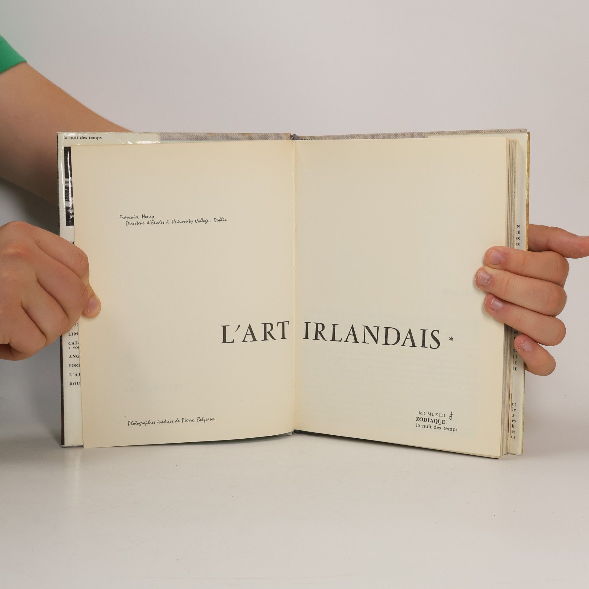 Françoise Henry L'art Irlandais 1