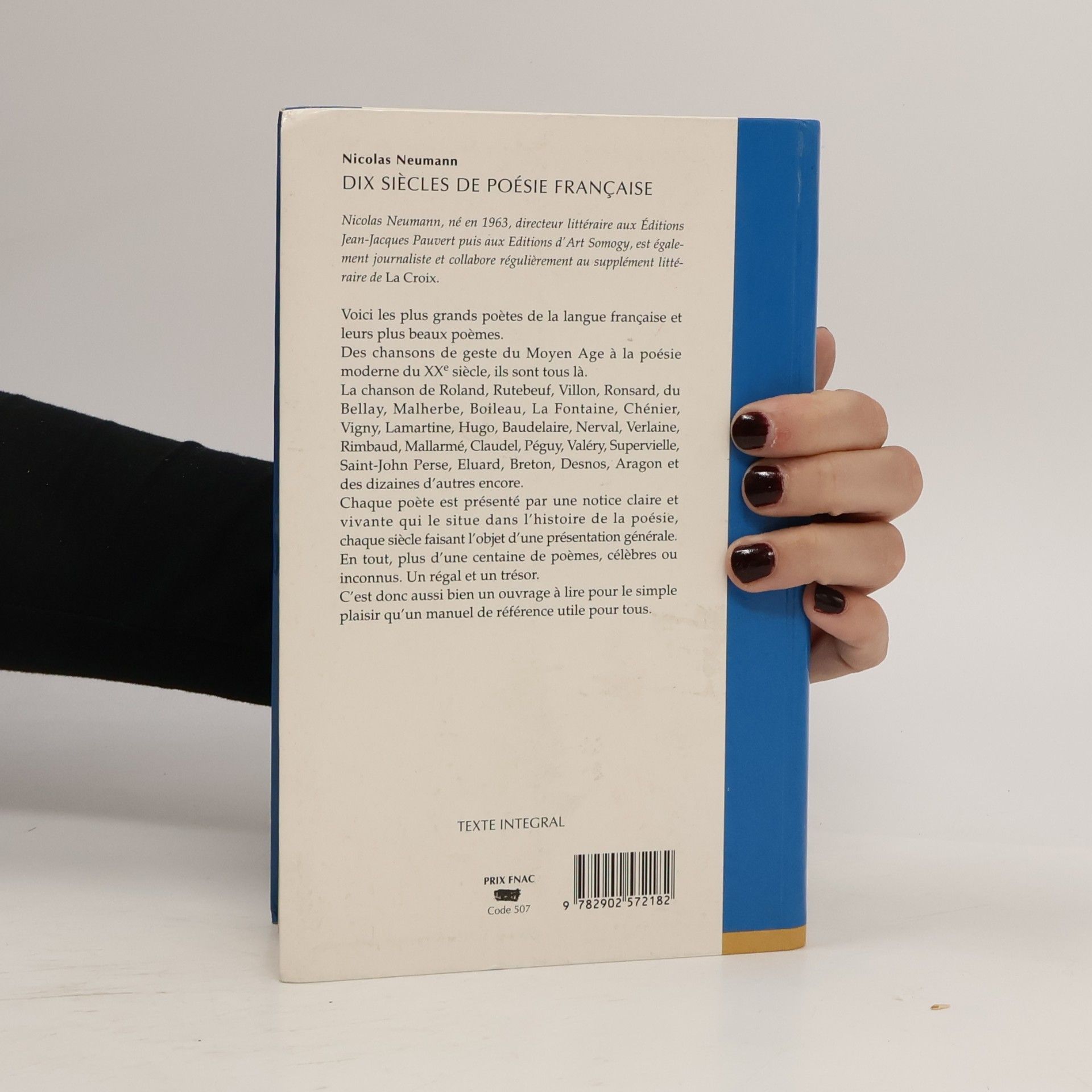 Nicolas Neumann Dix Siècles de Poésie Française