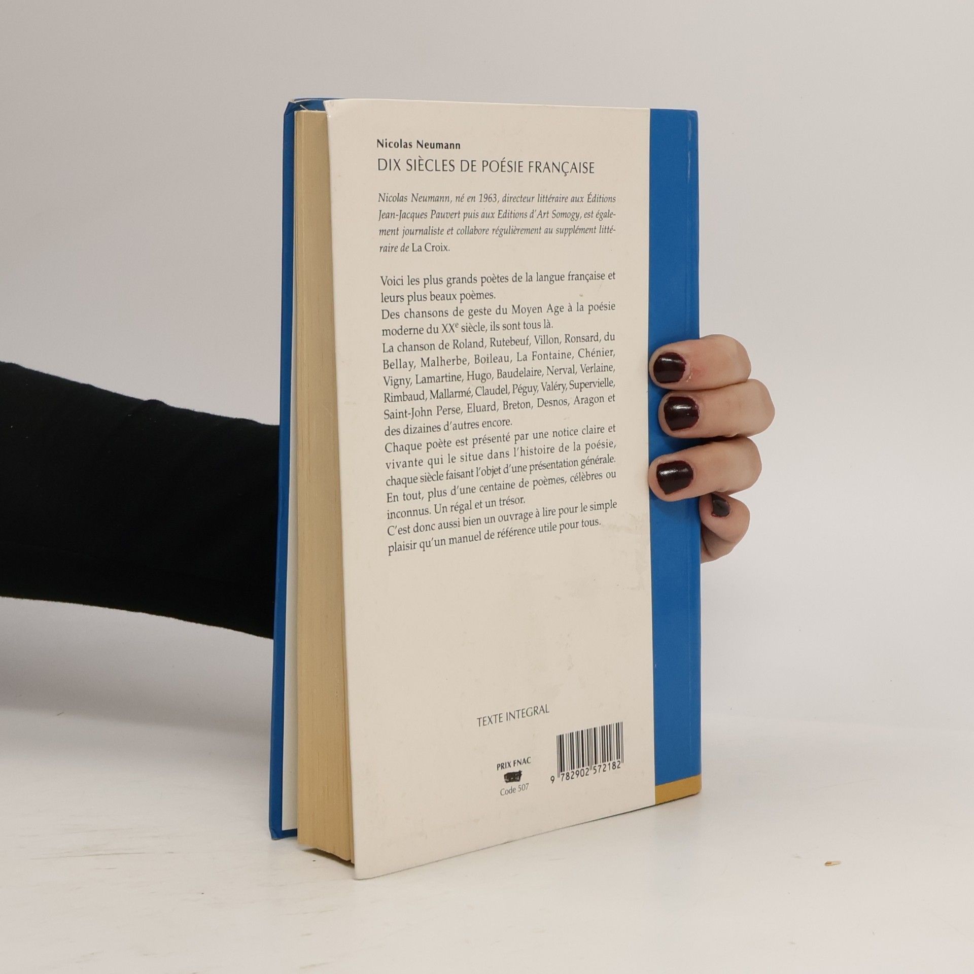 Nicolas Neumann Dix Siècles de Poésie Française